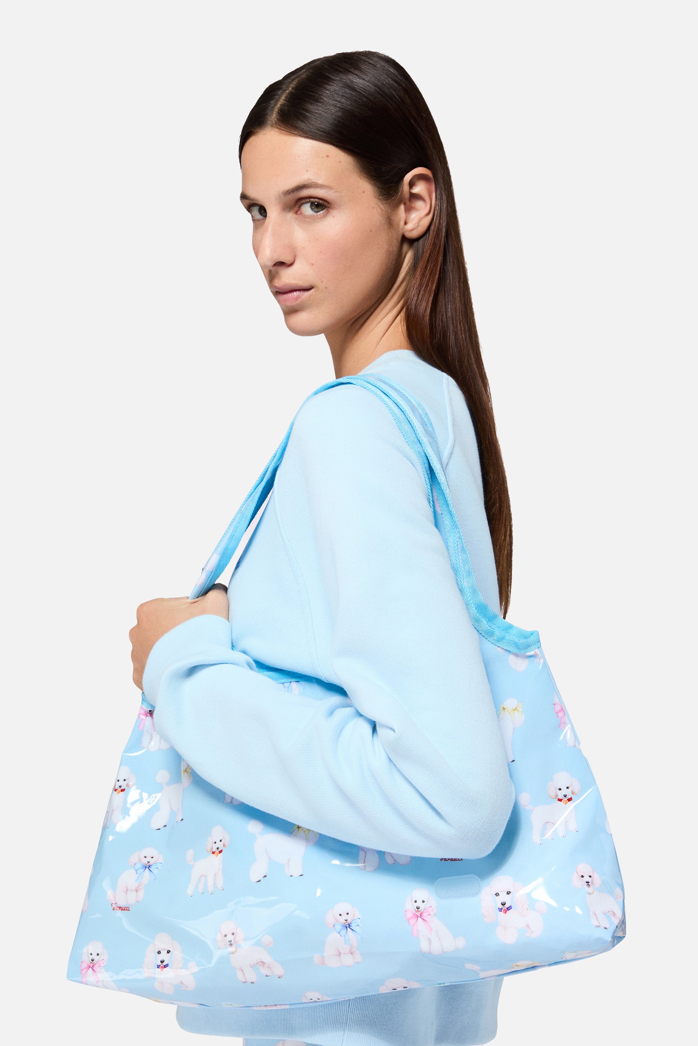 Poodle Hobo Bag Light Blue