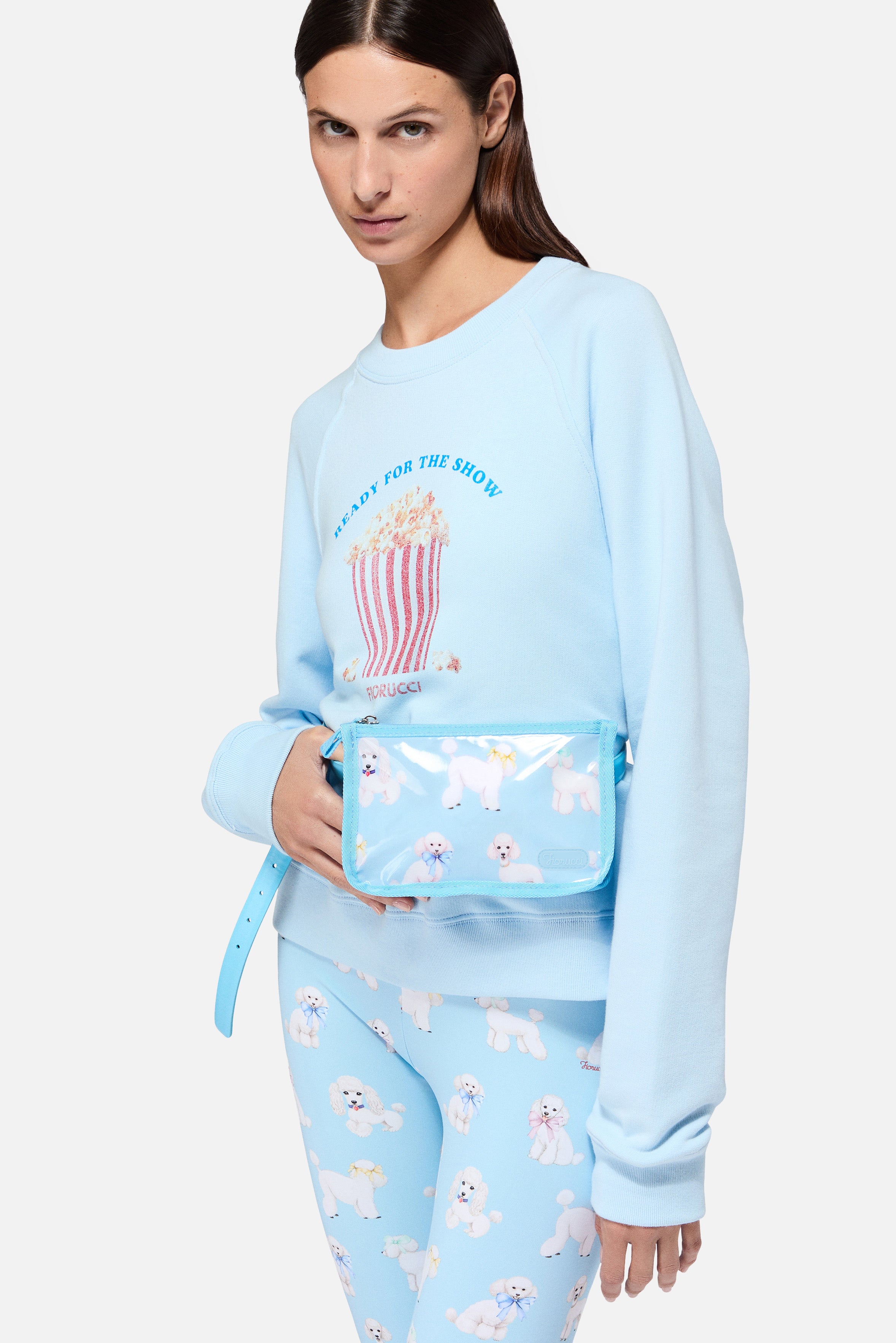 Poodle Pouch Light Blue