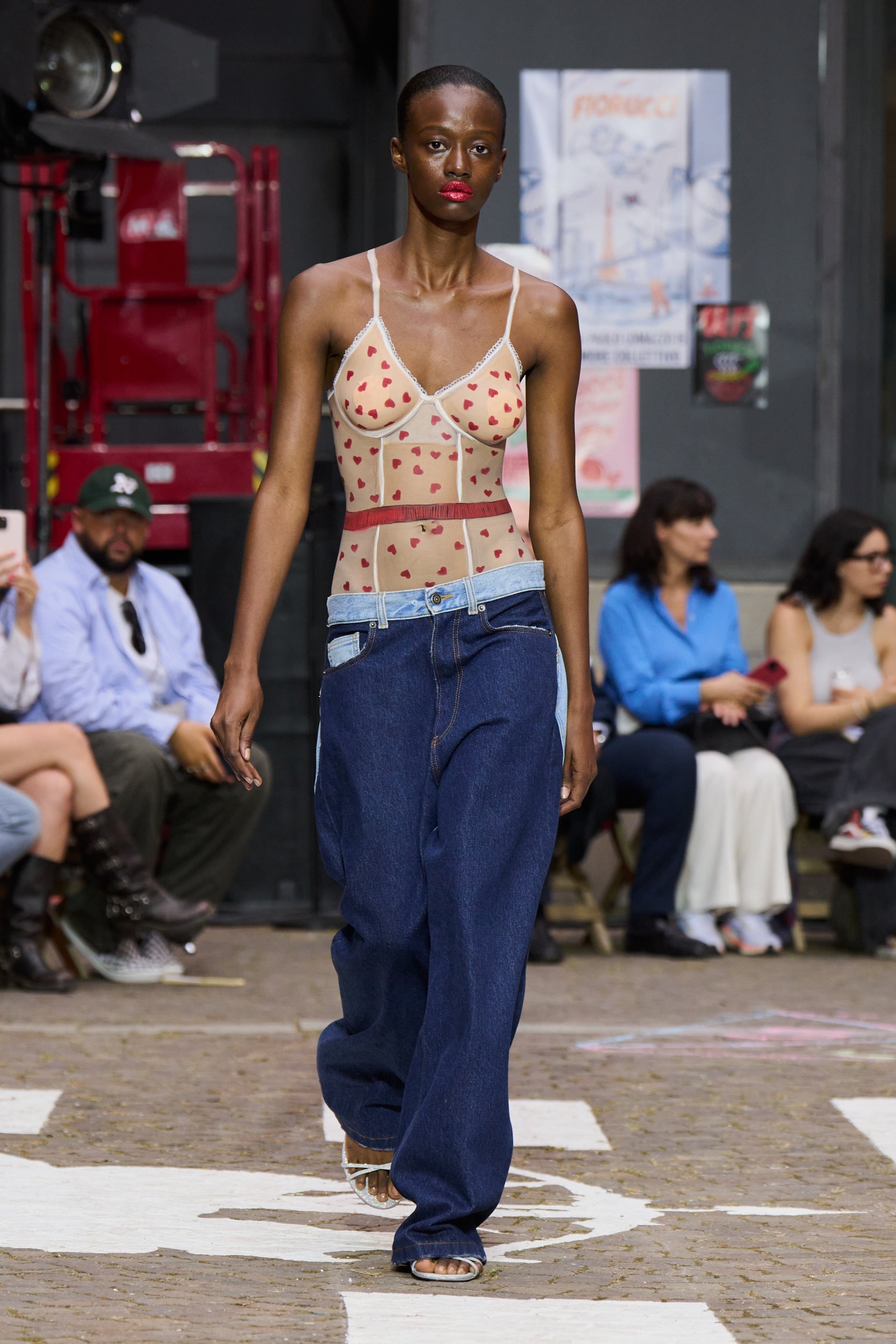 Heartline Baggy Jeans Multi