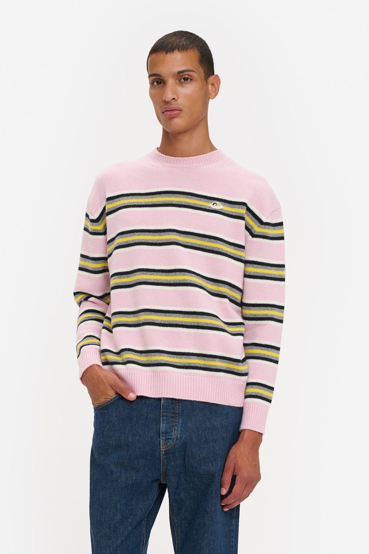 Maglione Patch Angeli a Righe