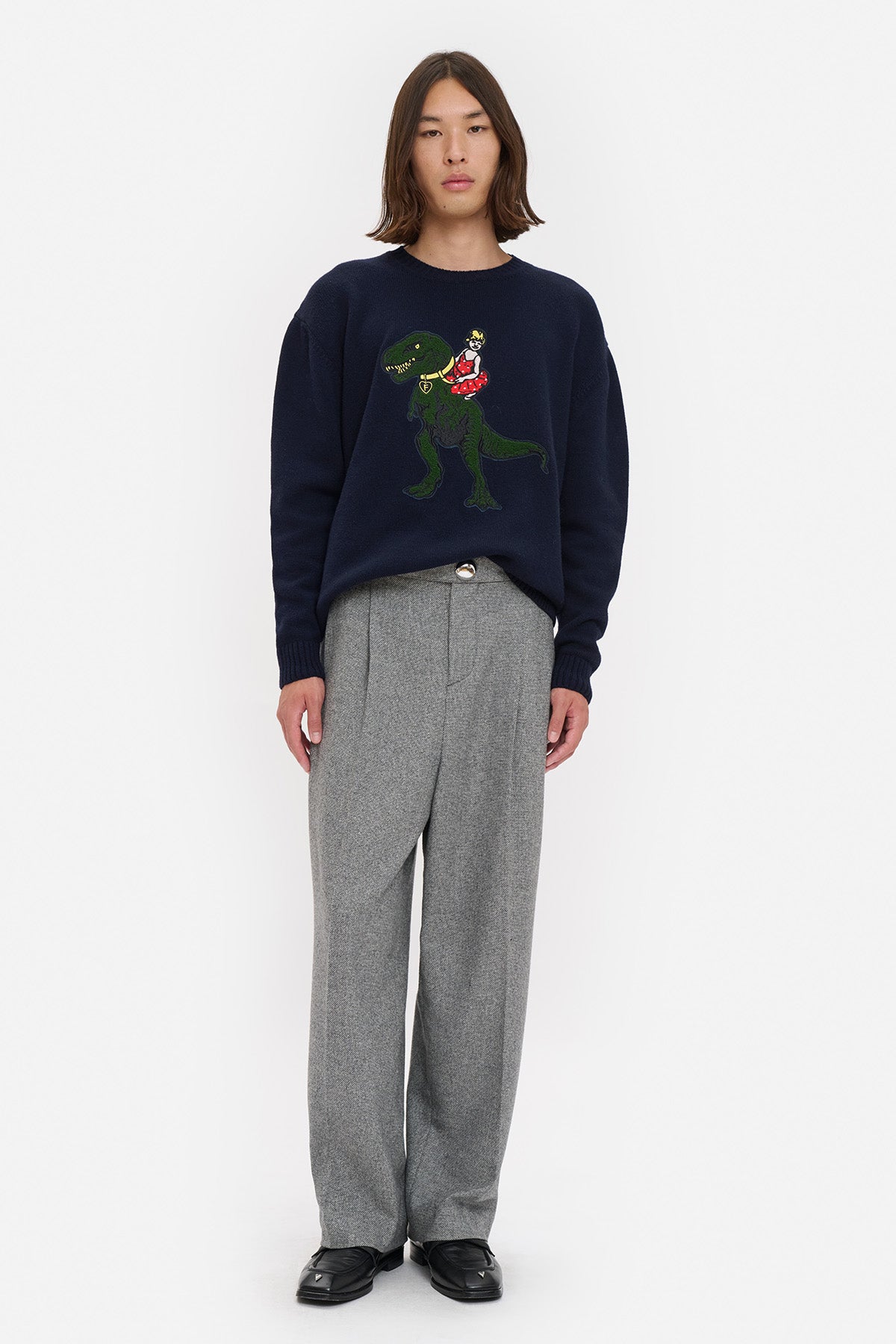 T-Rex Patch Sweater