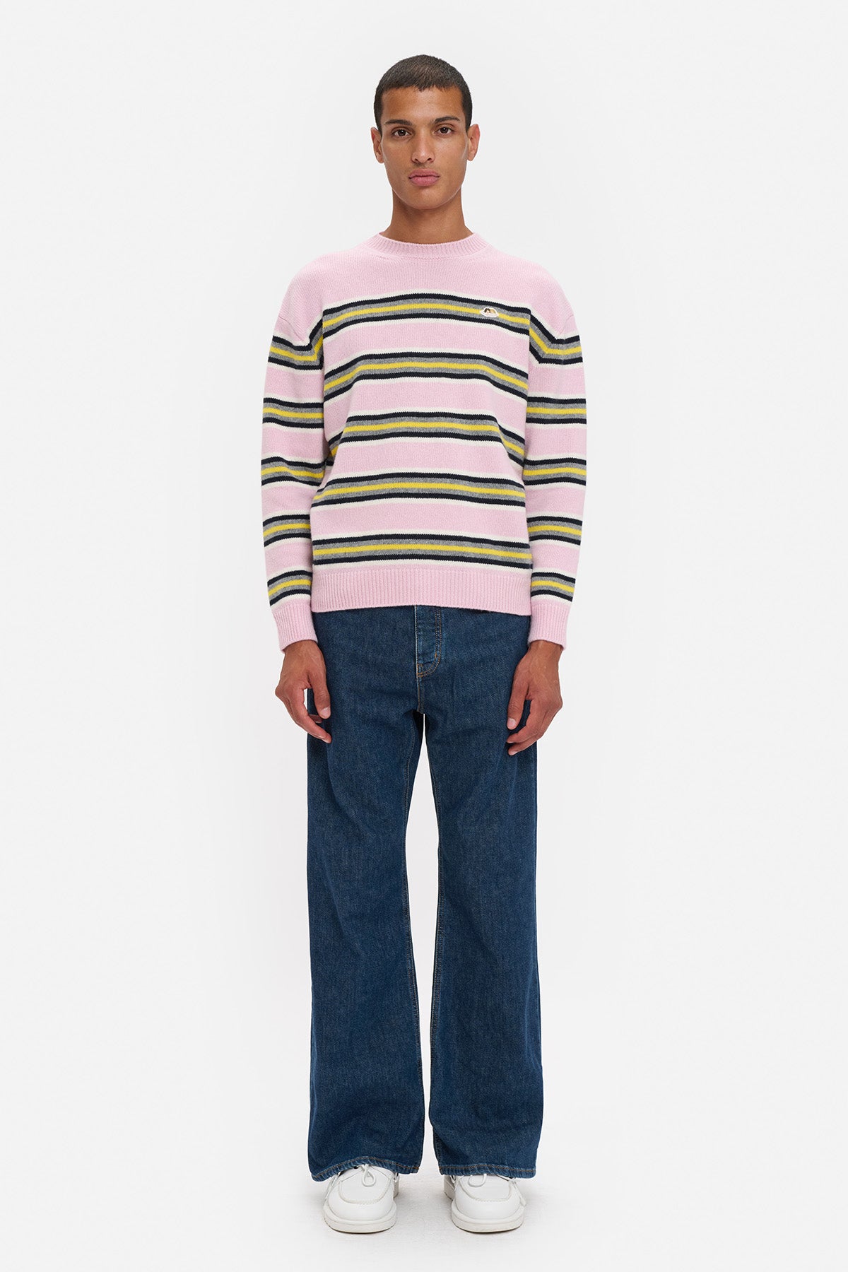 Maglione Patch Angeli a Righe