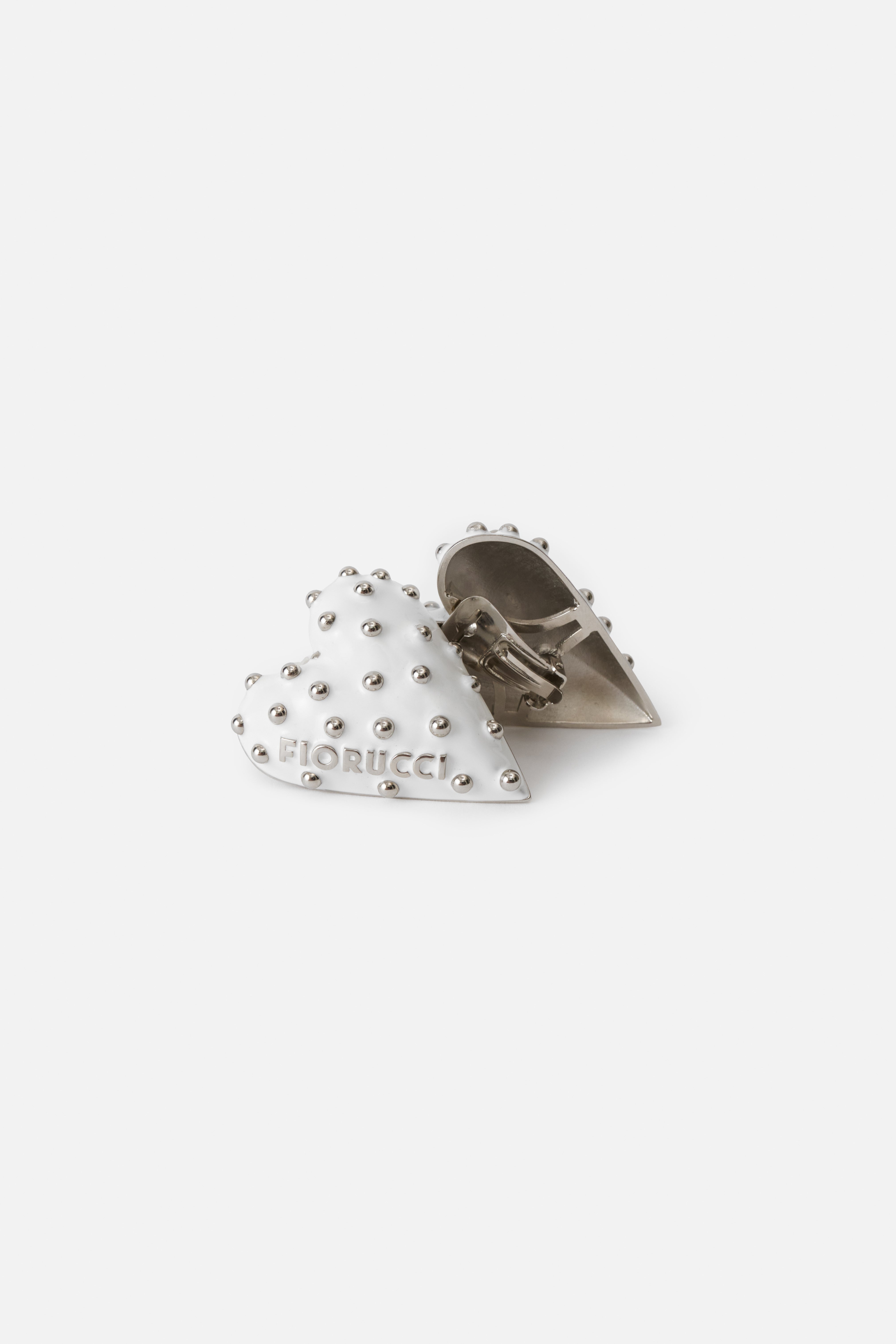 Studded Heart Earrings