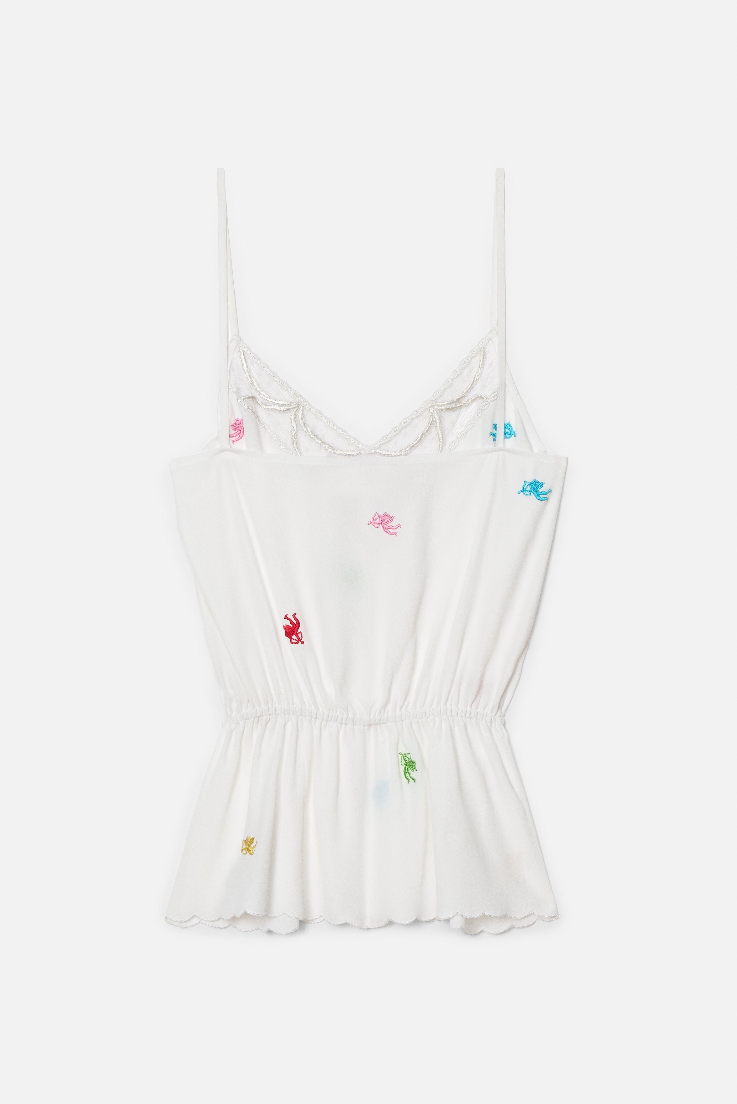 Cupid Embroidered Top