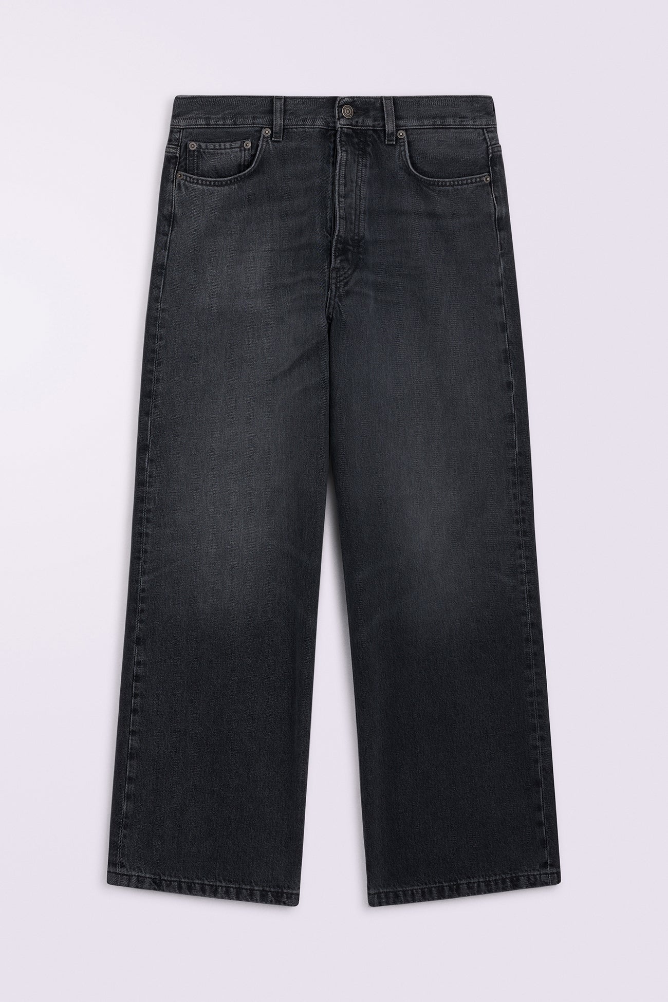 Faded Baggy Jeans Black
