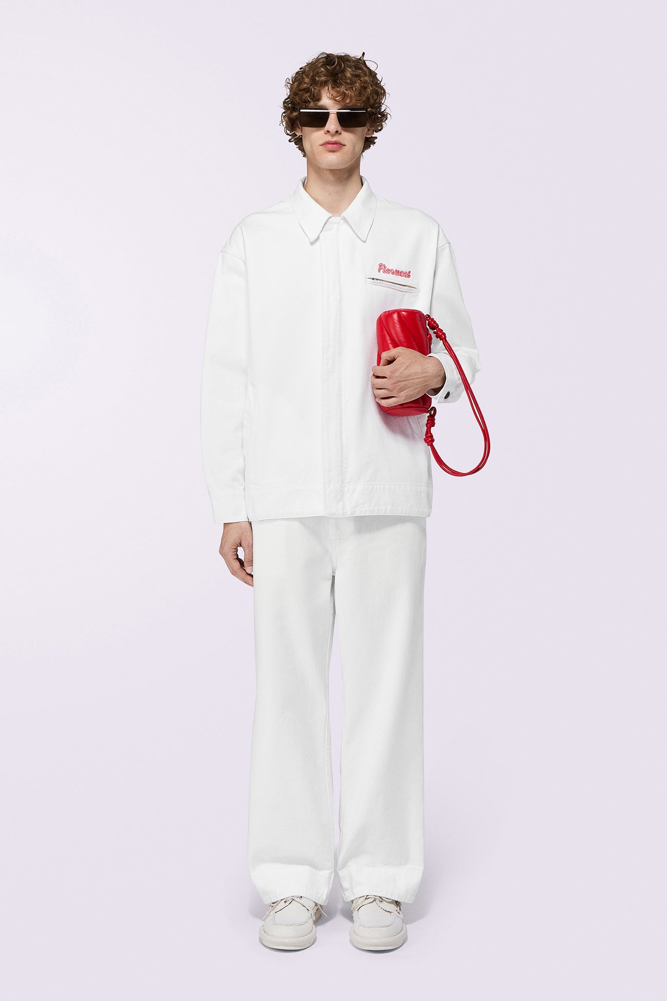 Candy Logo Trousers White