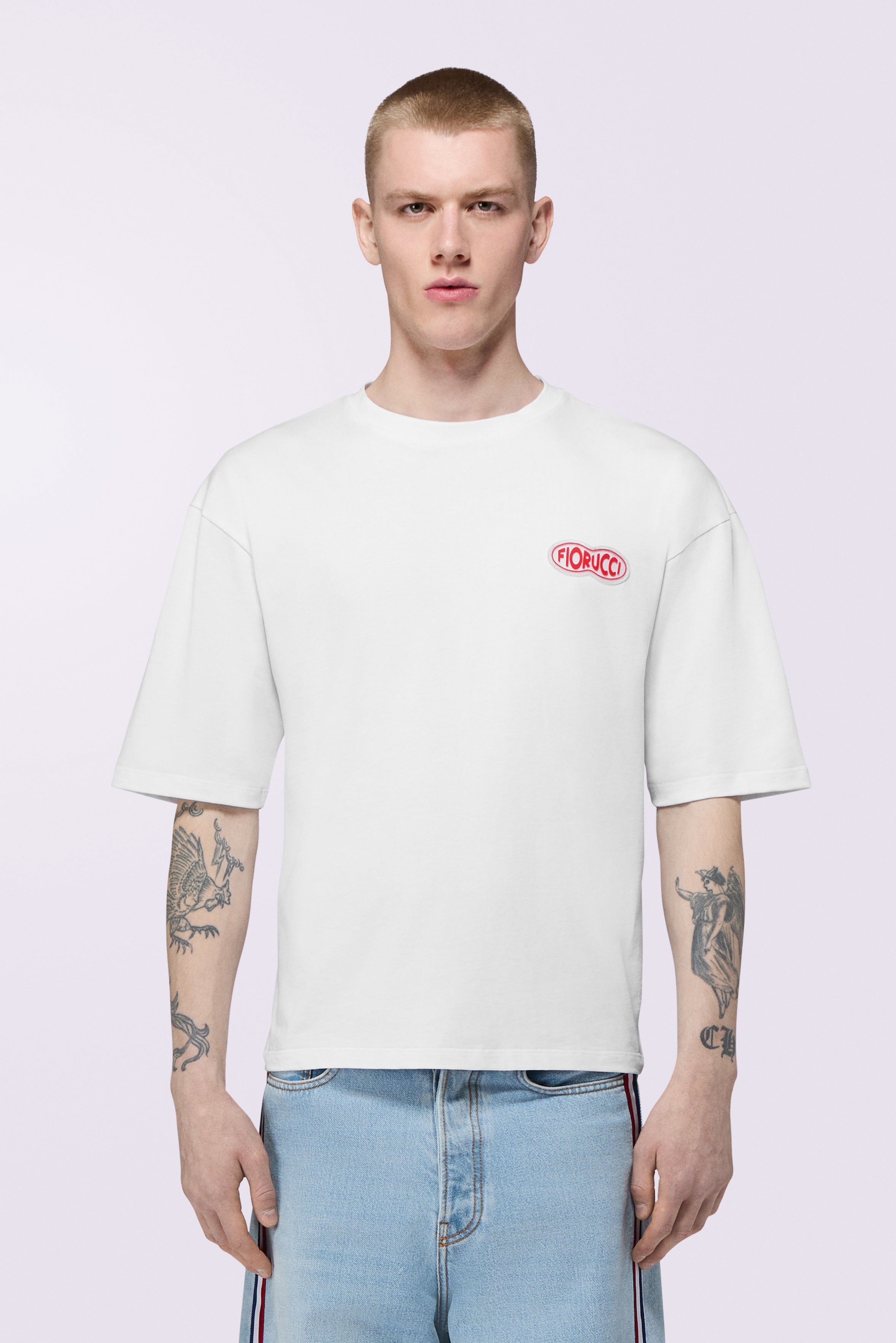 Fish Eye Logo Relaxed T-Shirt White