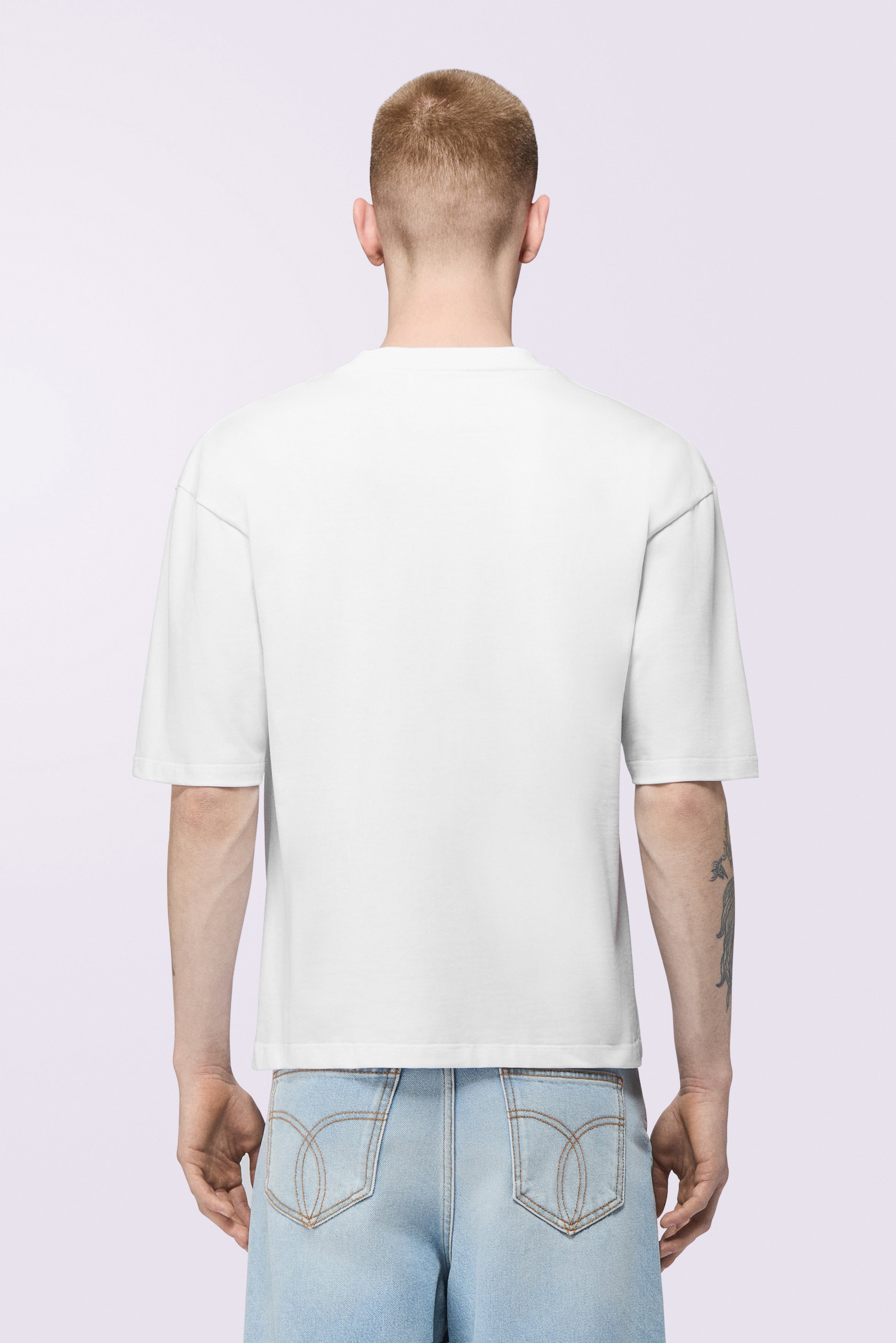 Fish Eye Logo Relaxed T-Shirt White