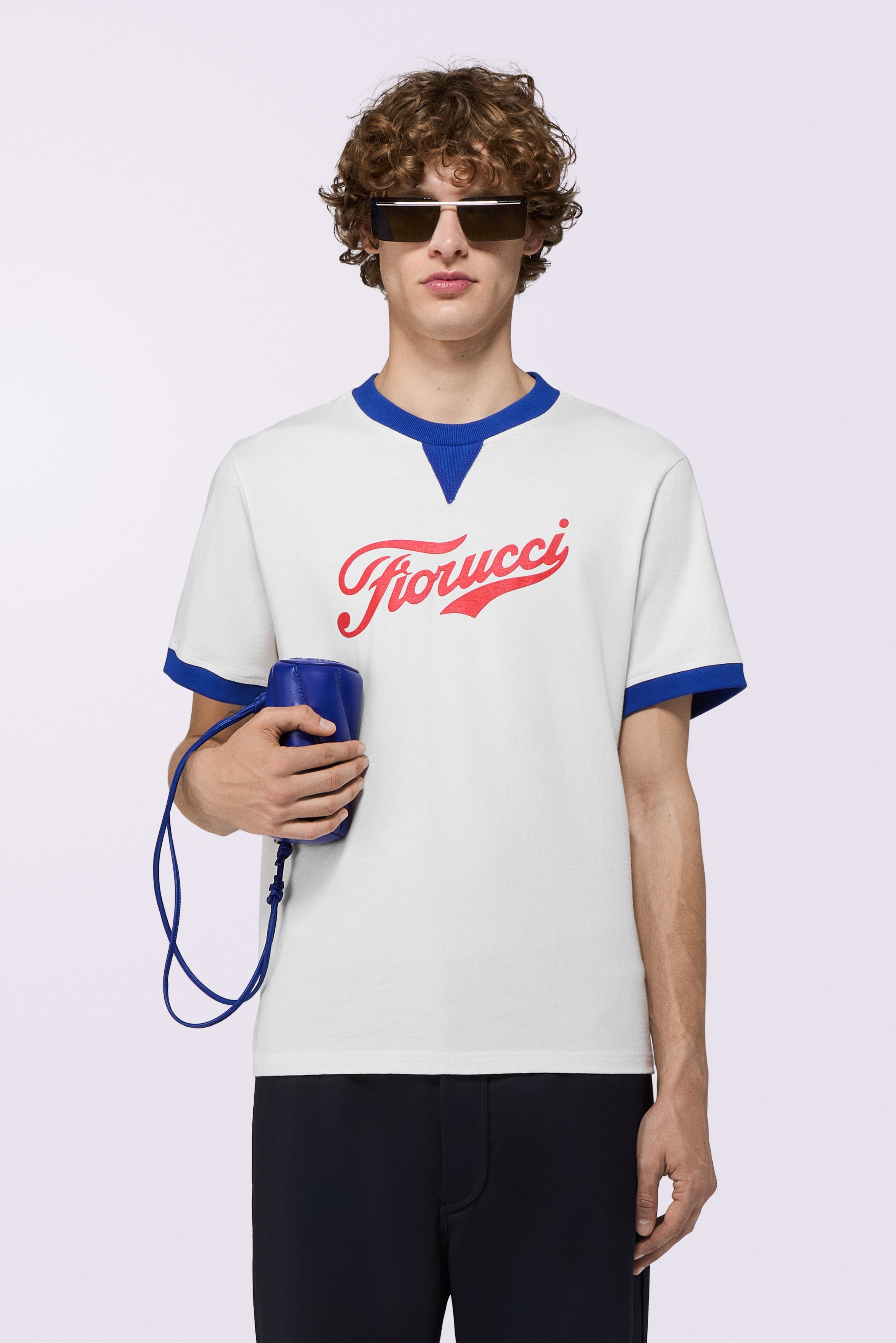 Varsity Logo Regular T-Shirt Cream