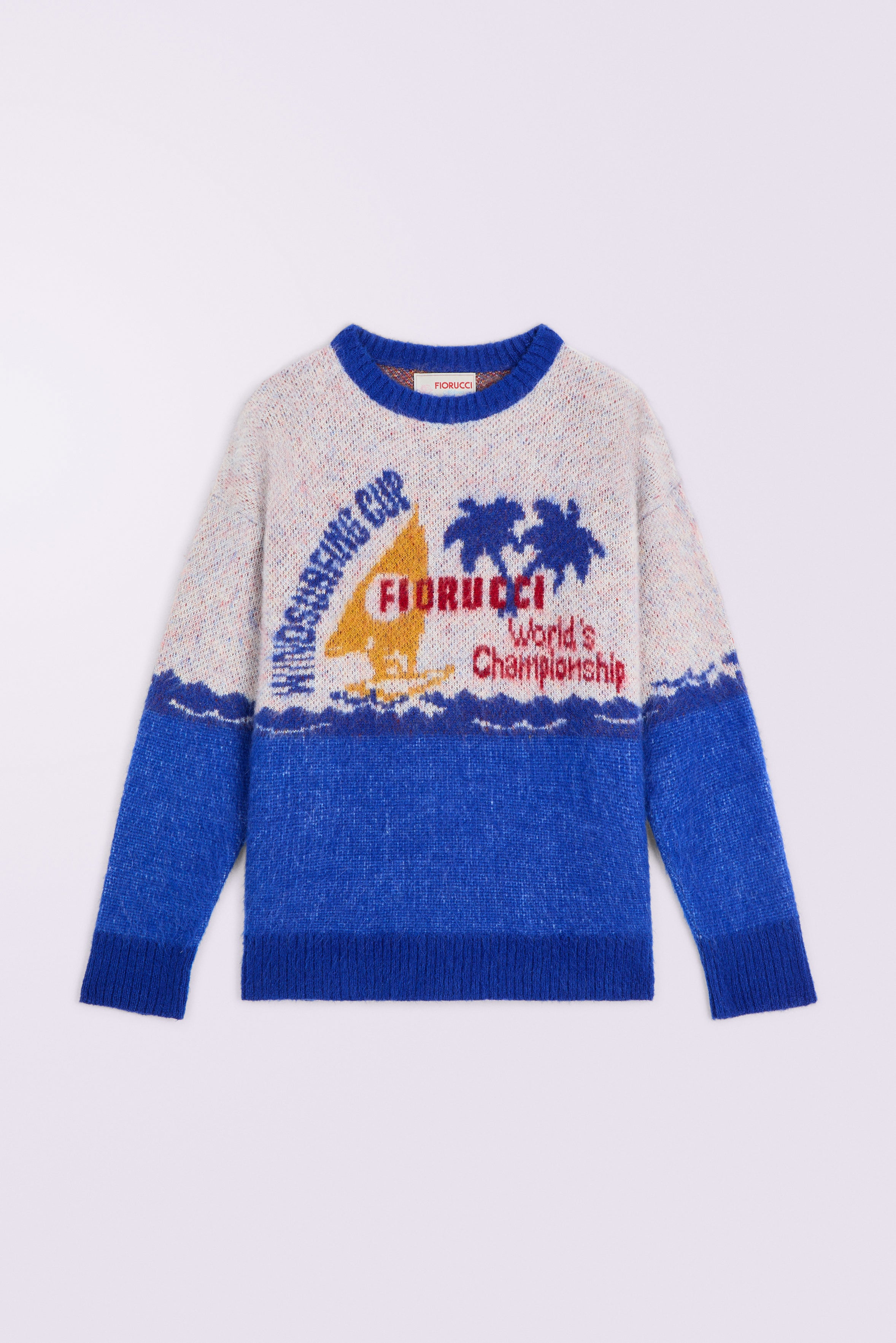 Windsurfing Mohair Jumper Blue