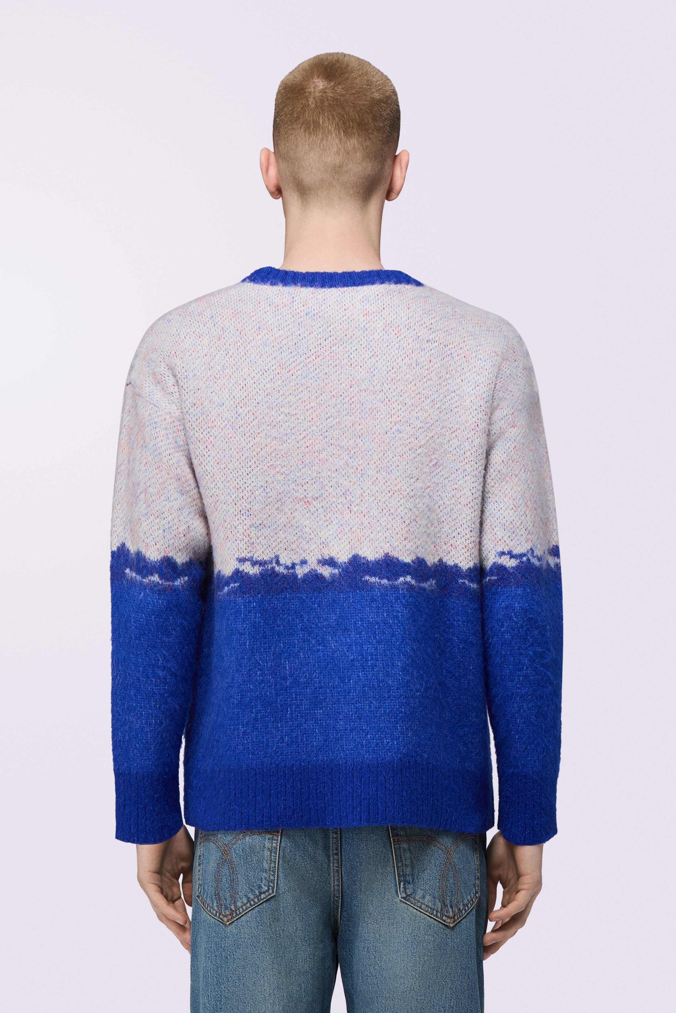 Windsurfing Mohair Jumper Blue