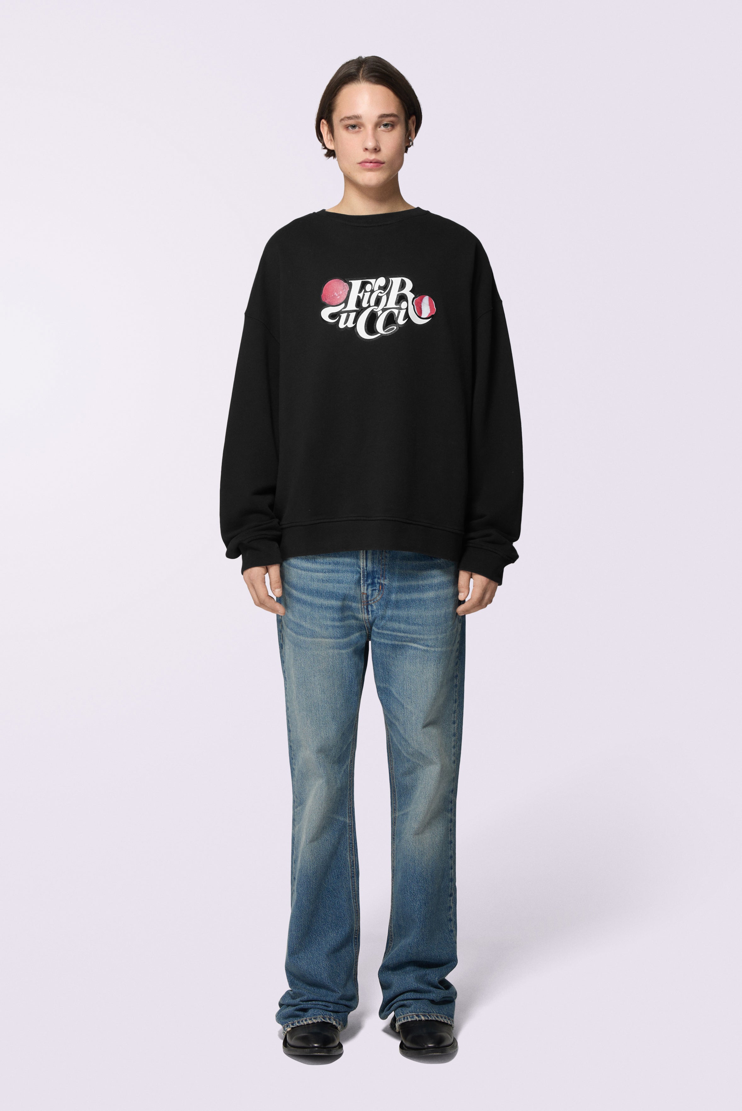 Lollipop Logo Sweatshirt Black