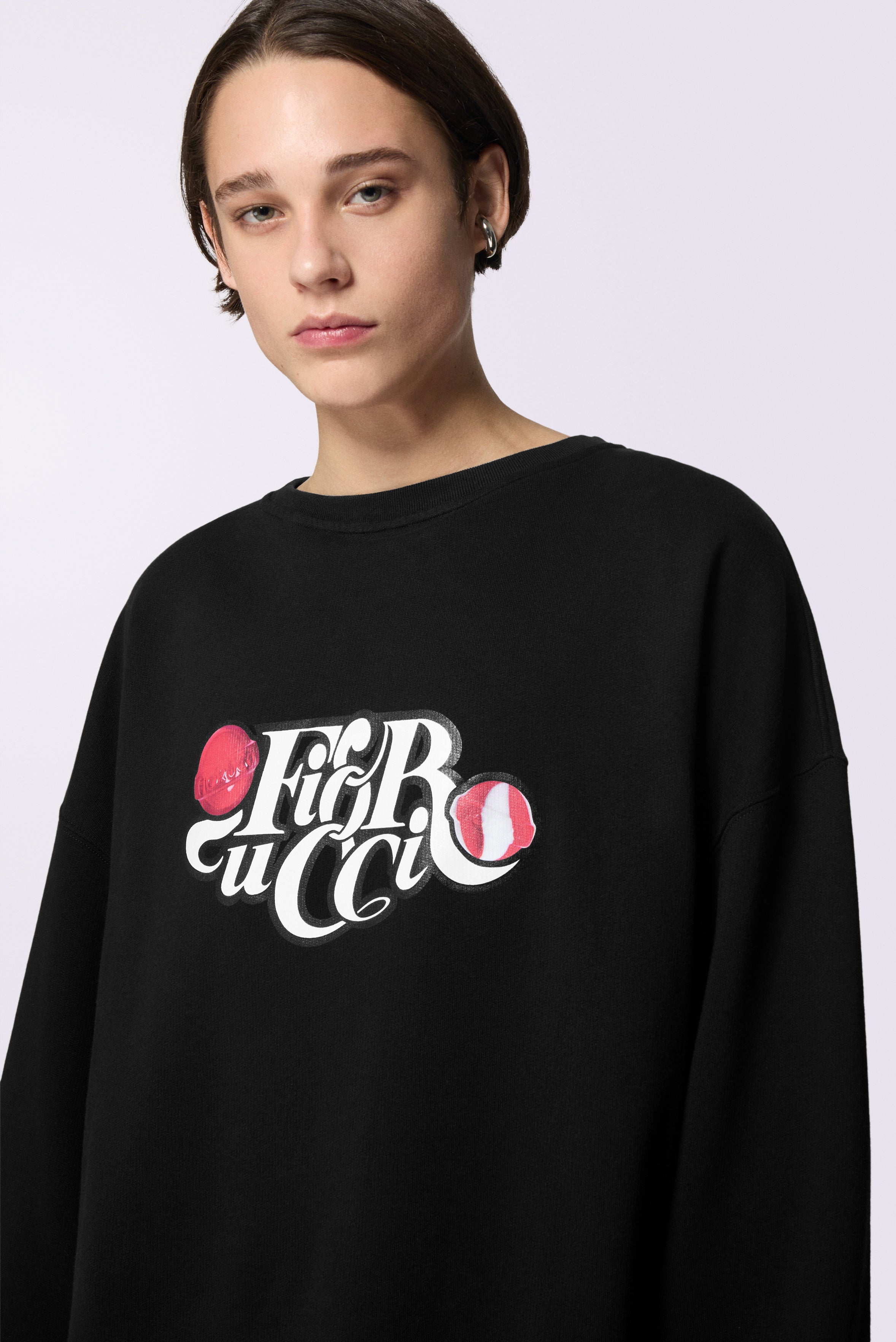 Lollipop Logo Sweatshirt Black