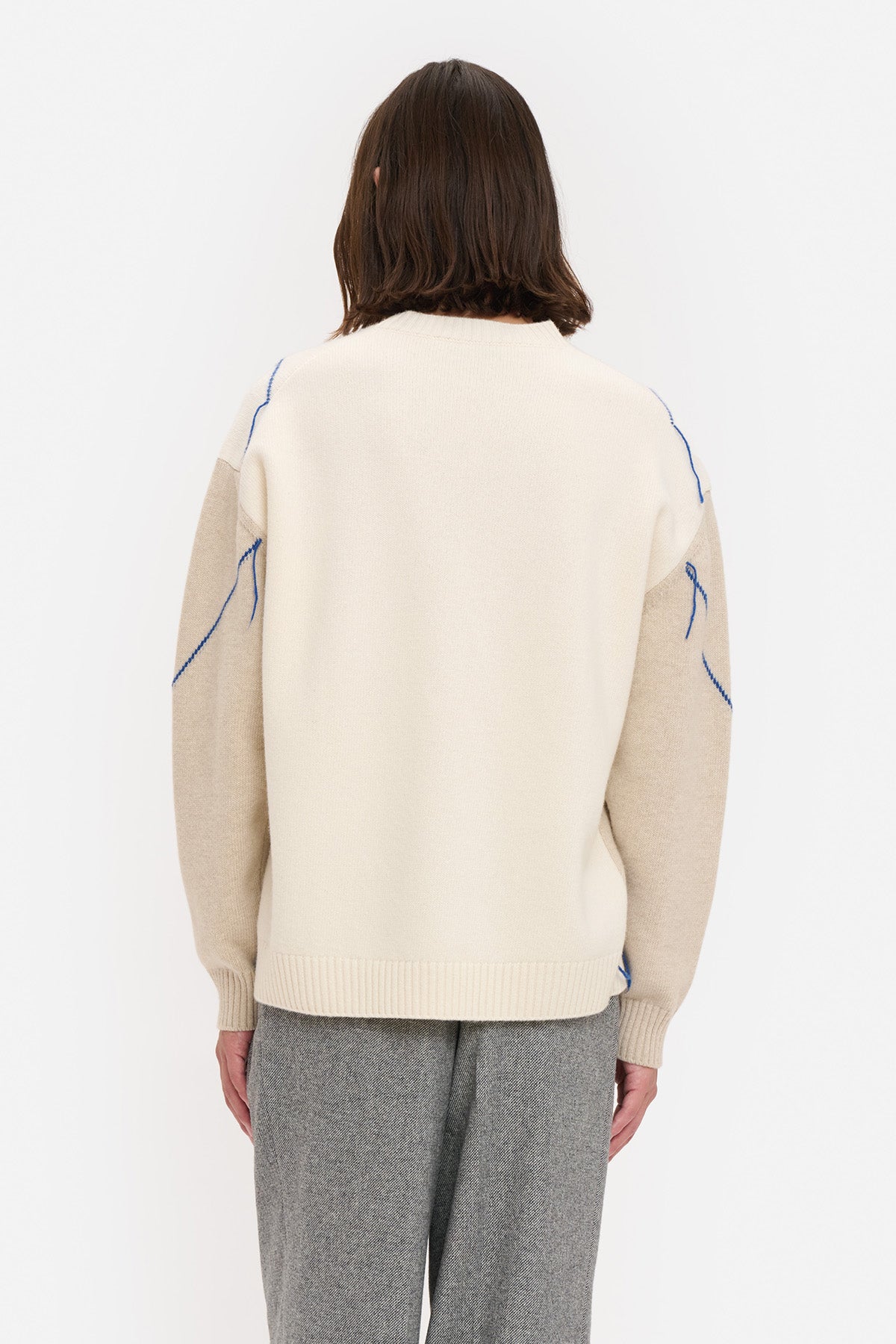 Maglione Argyle Distressed