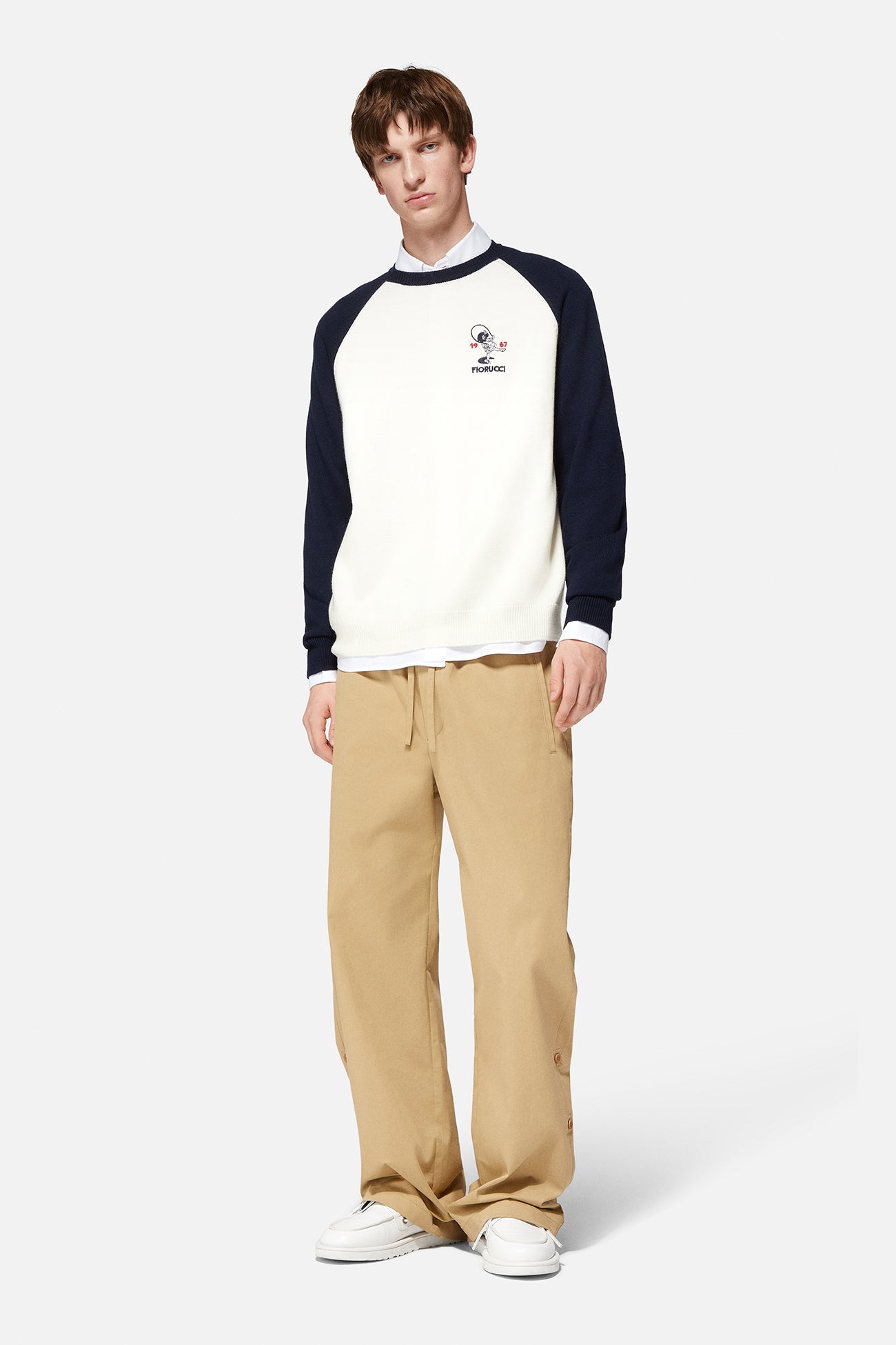 Skipping Girl Embroidered Sweater