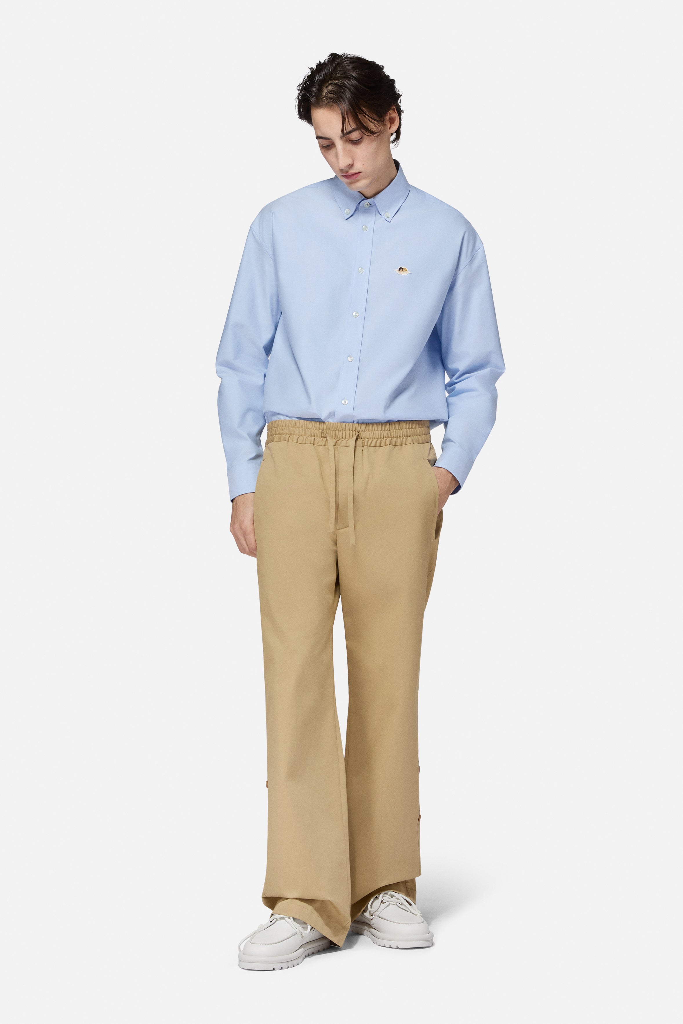 Gabardine Trousers Beige
