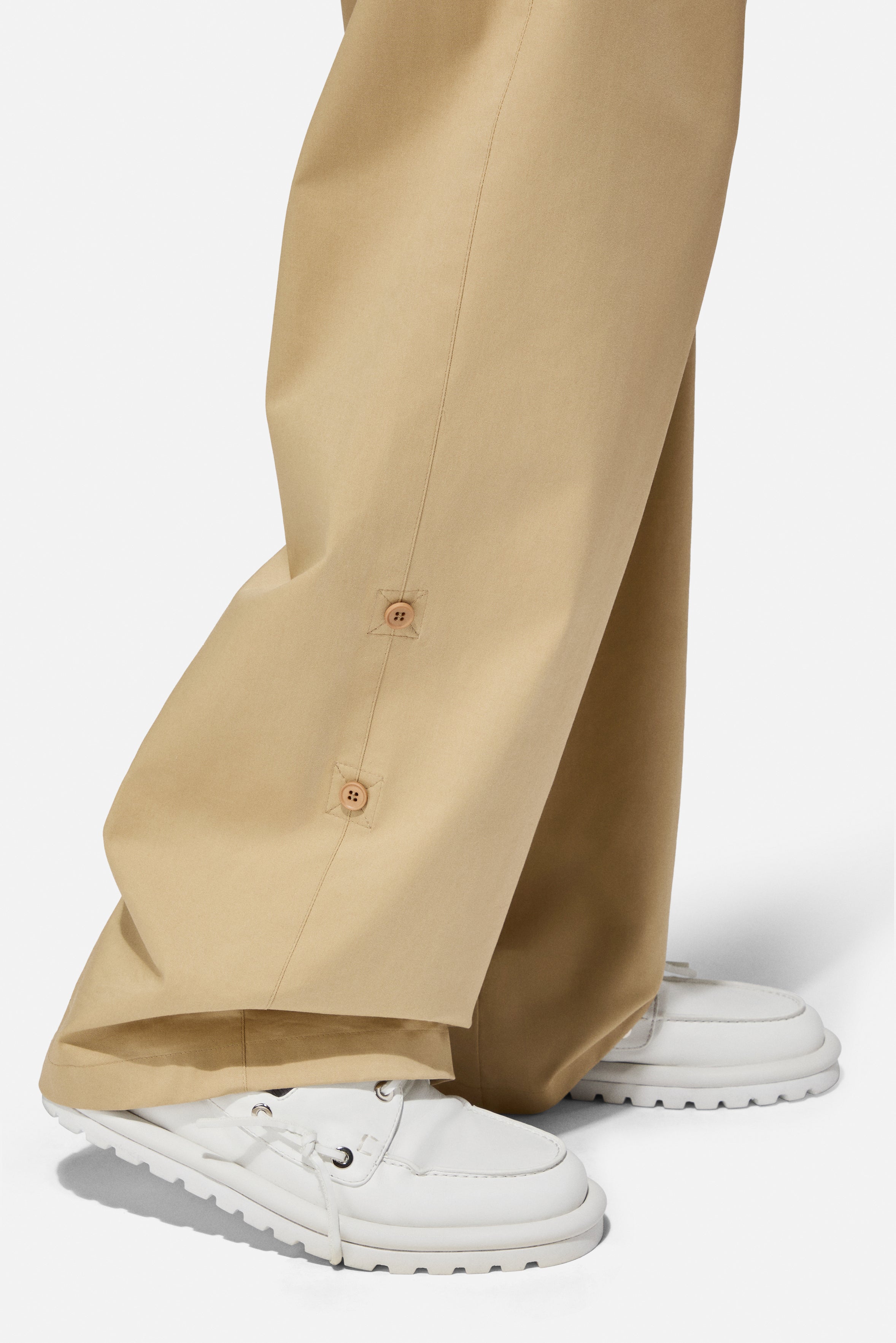 Gabardine Trousers Beige