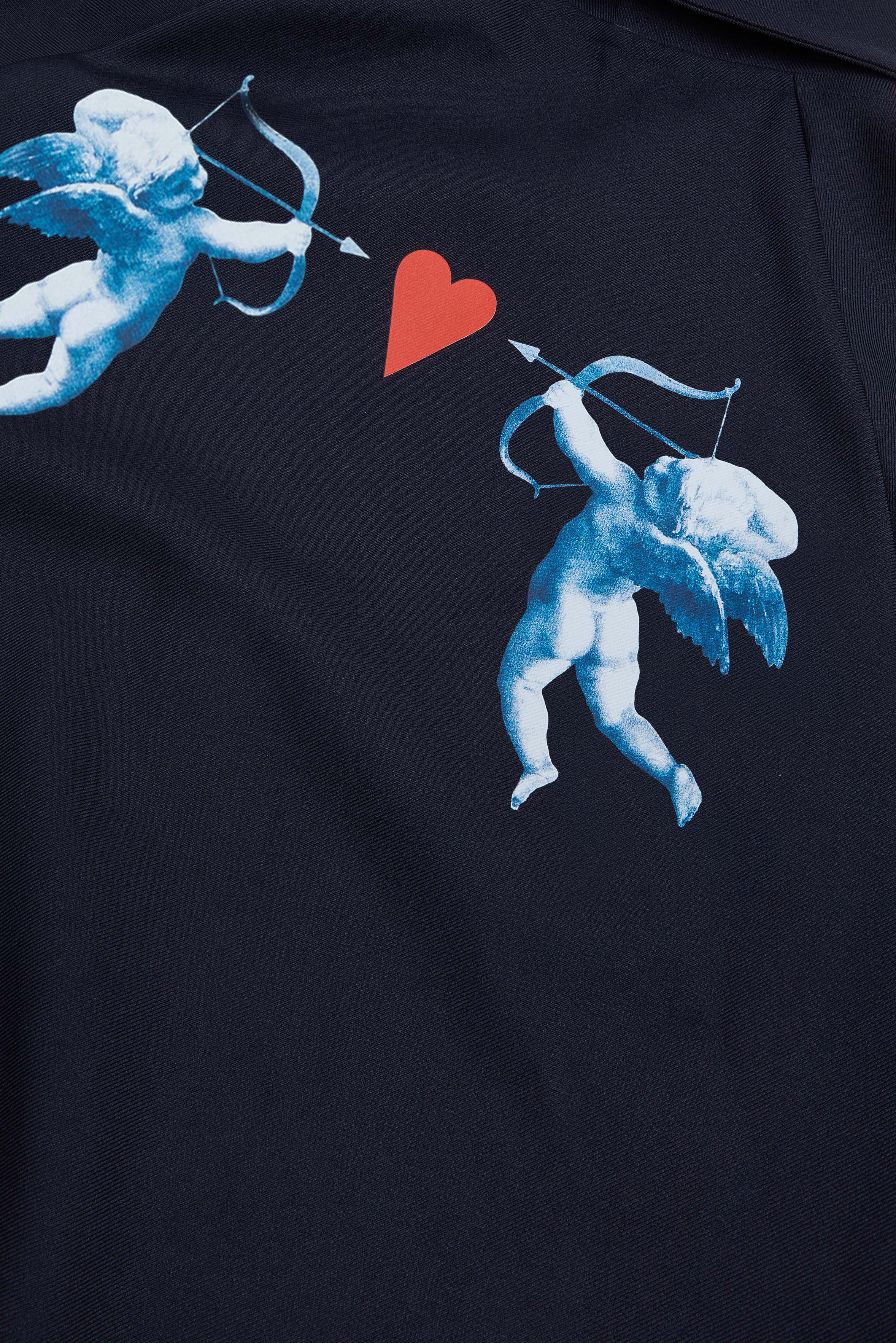 Double Cupid Collared Jacket Navy