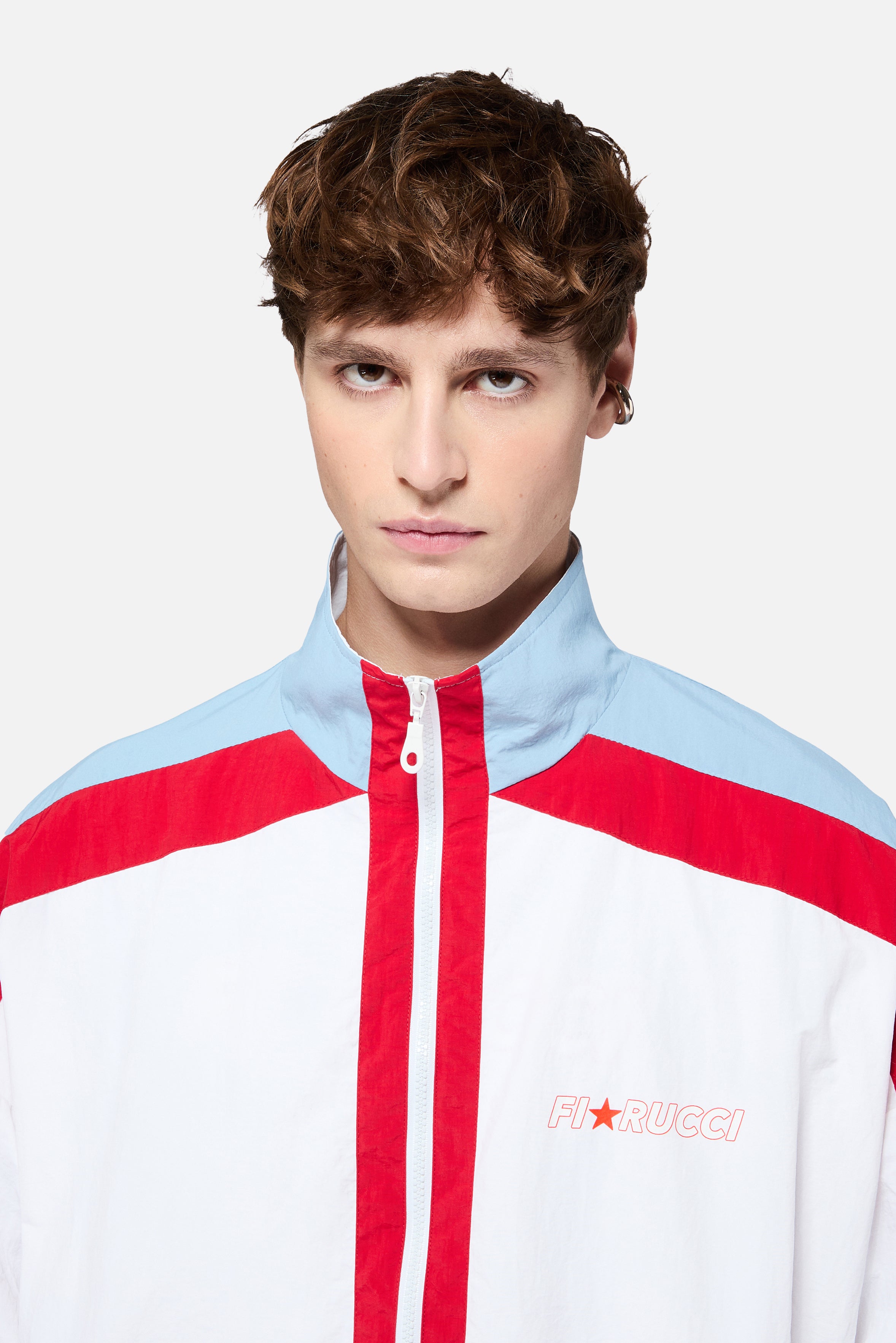 Star Logo Nylon Jacket White