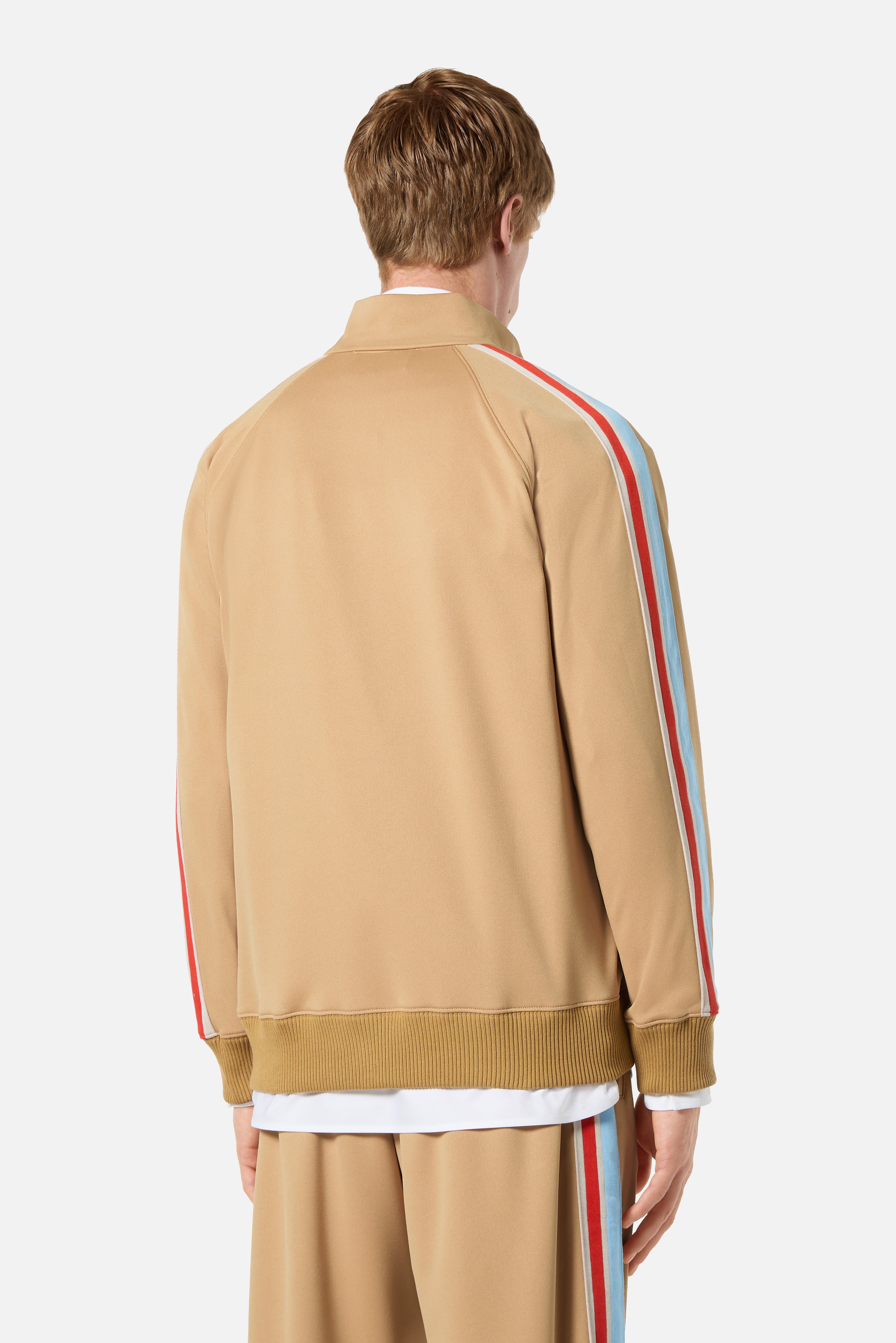 Star Logo Track Sweatshirt Beige