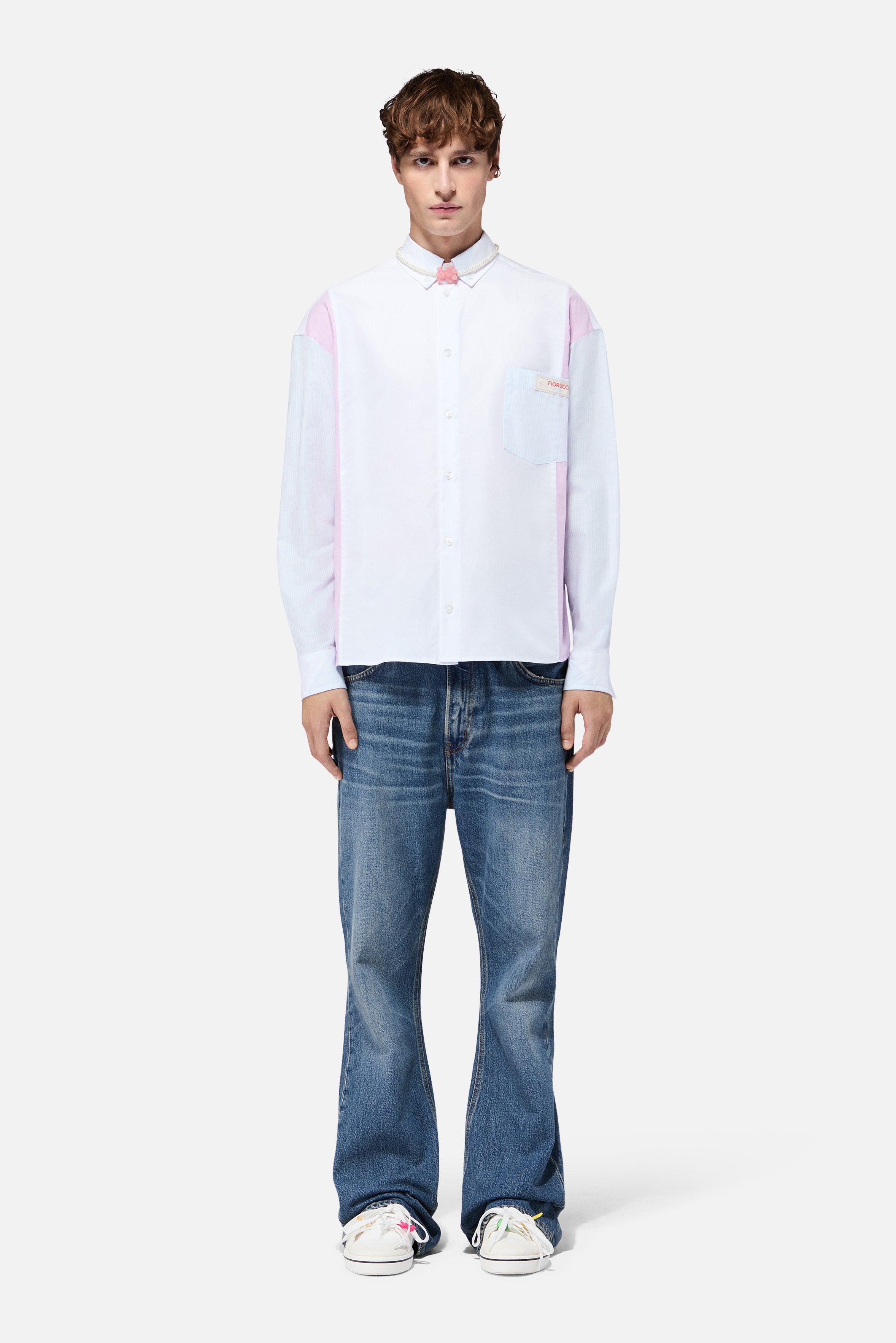 Striped Shirt Light Blue