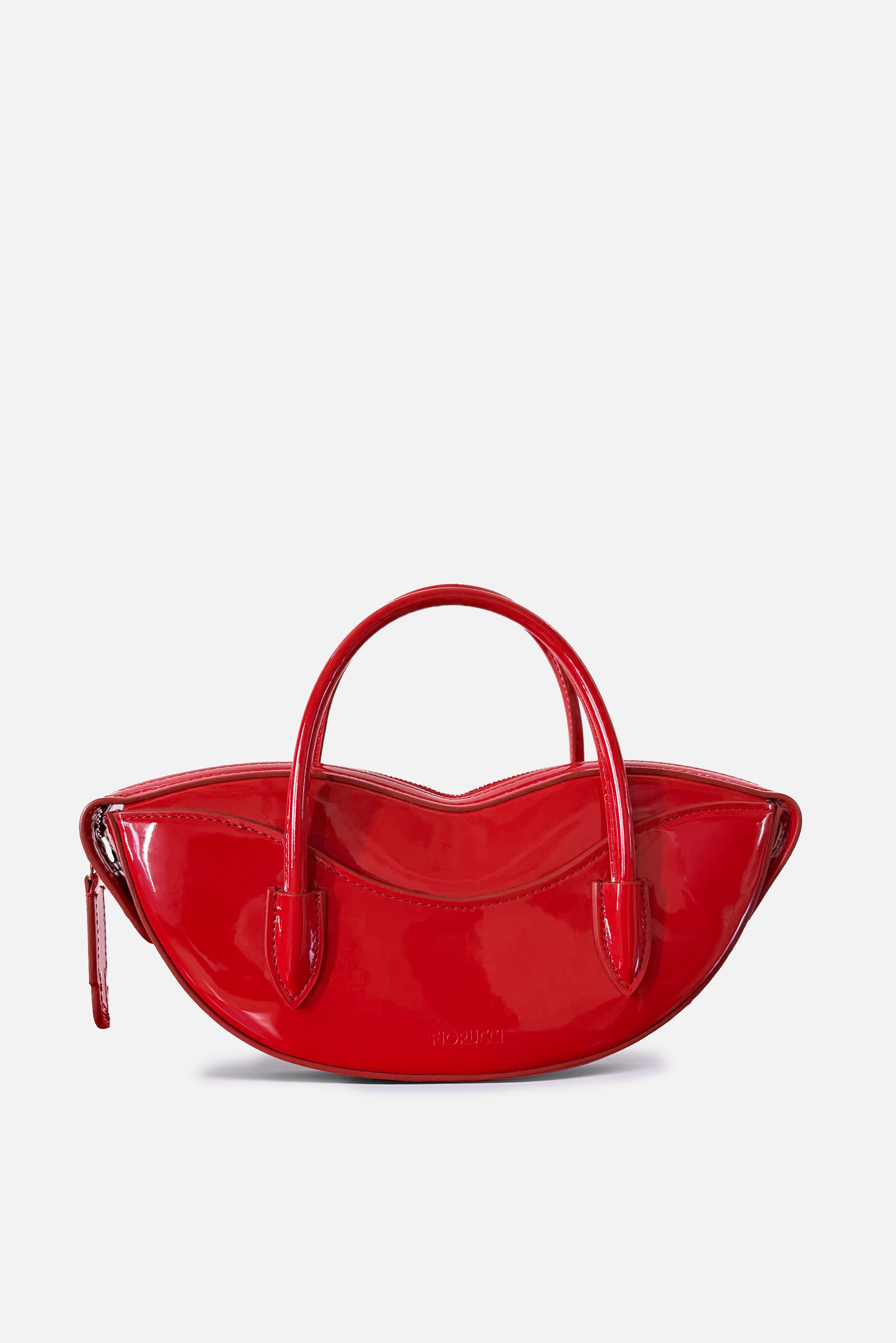 Mini Lips Bag Vinyl Red