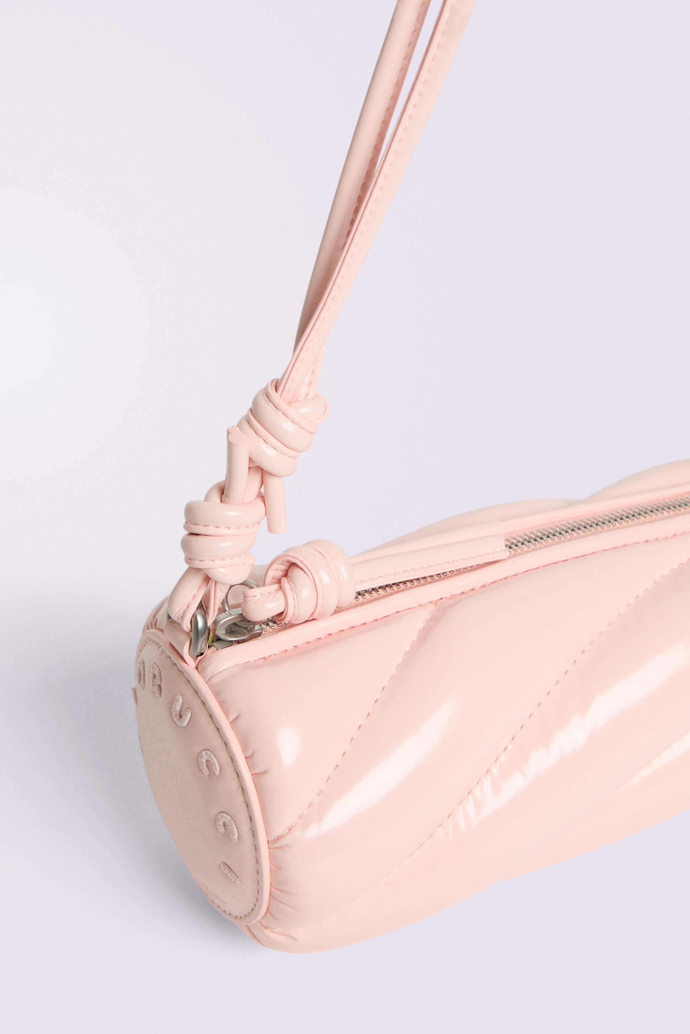 Mella Vinyl Mini Bag Pink