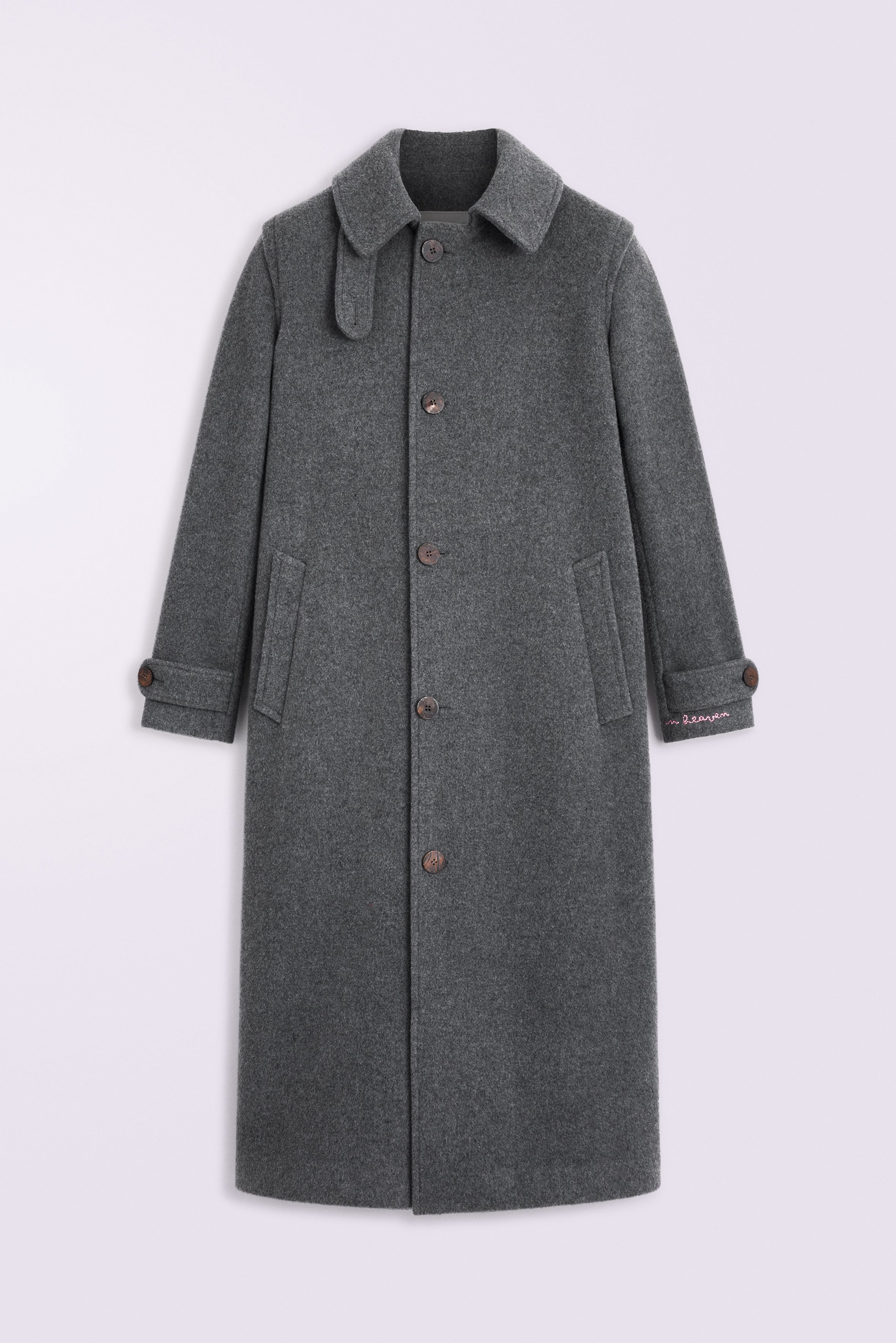 Unisex Popsicle Loden Coat Grey