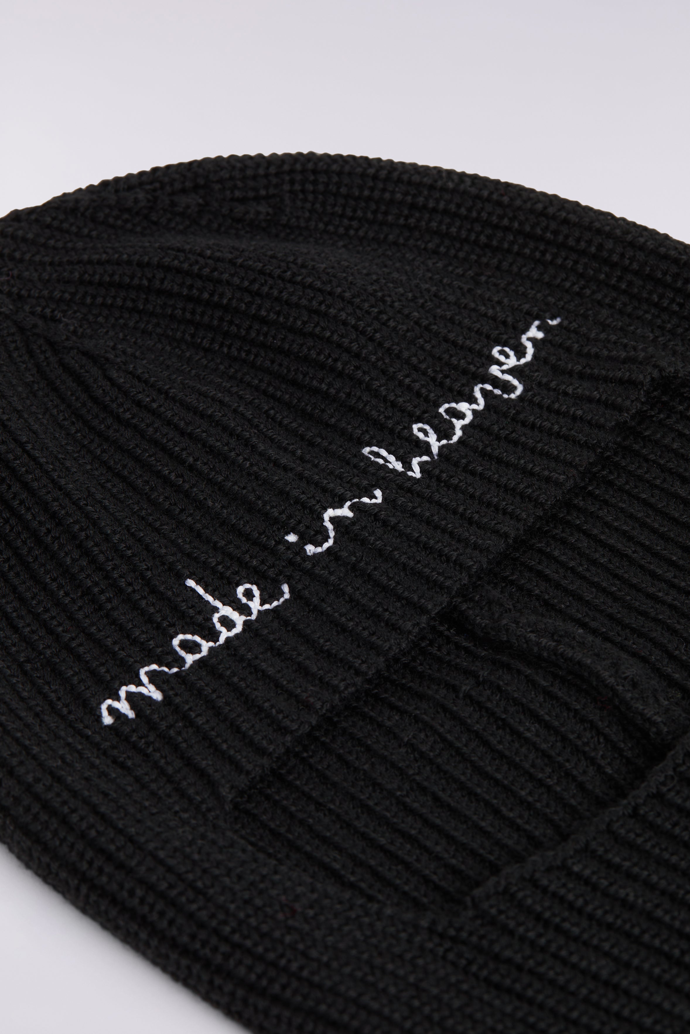Embroidered Balaklava Black