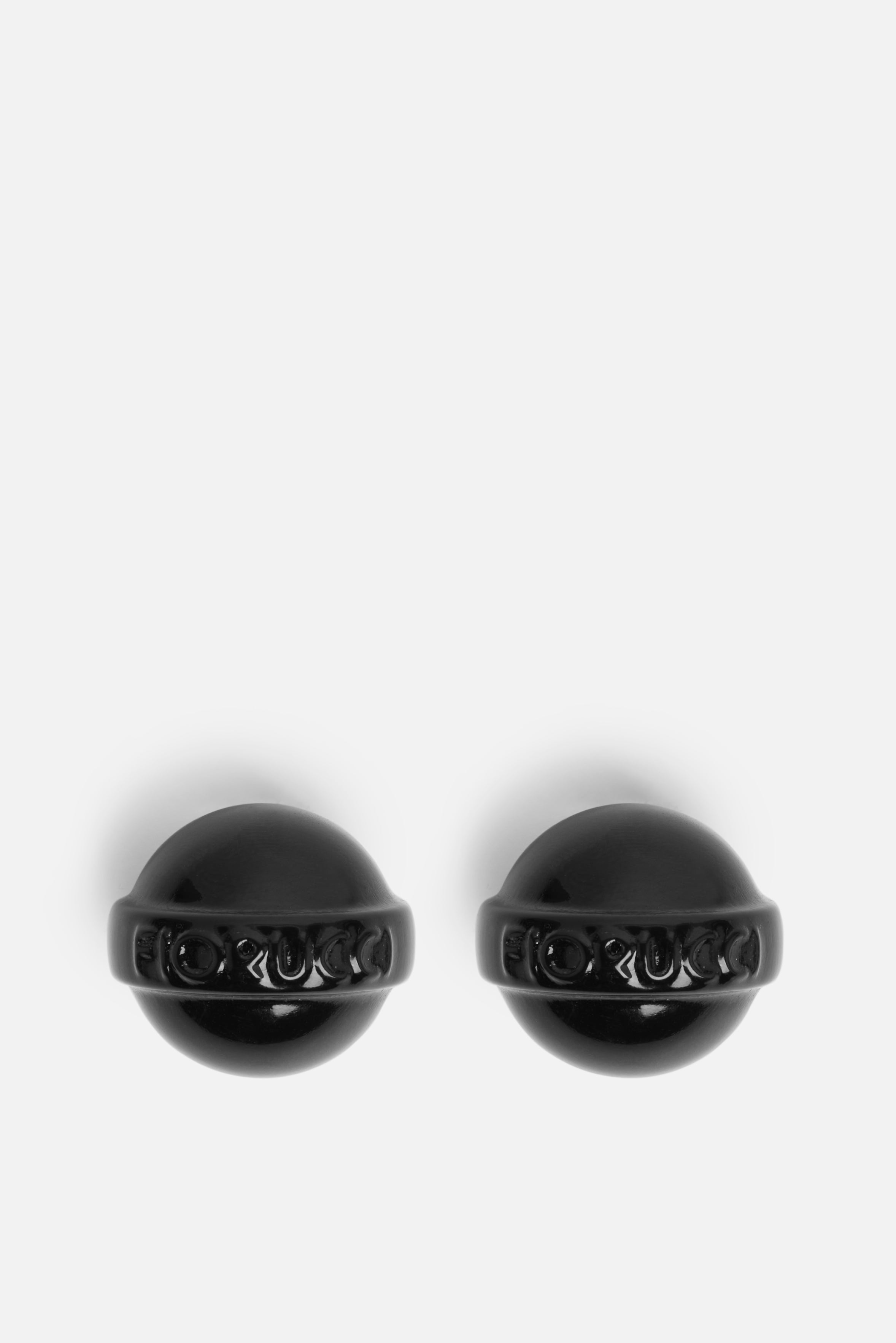 Mini Lollipop Earrings Black