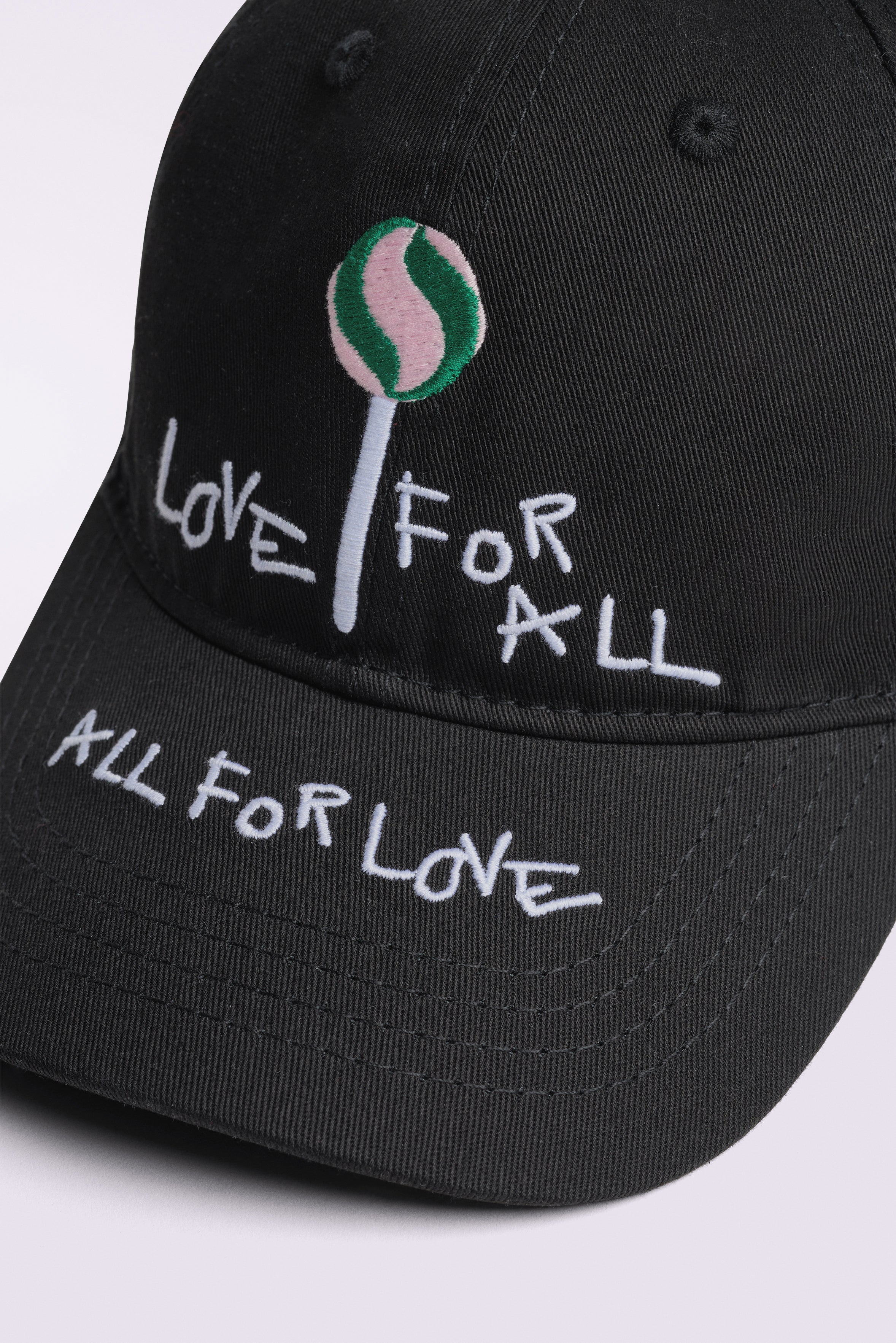 Lollipop Patch Cap Black
