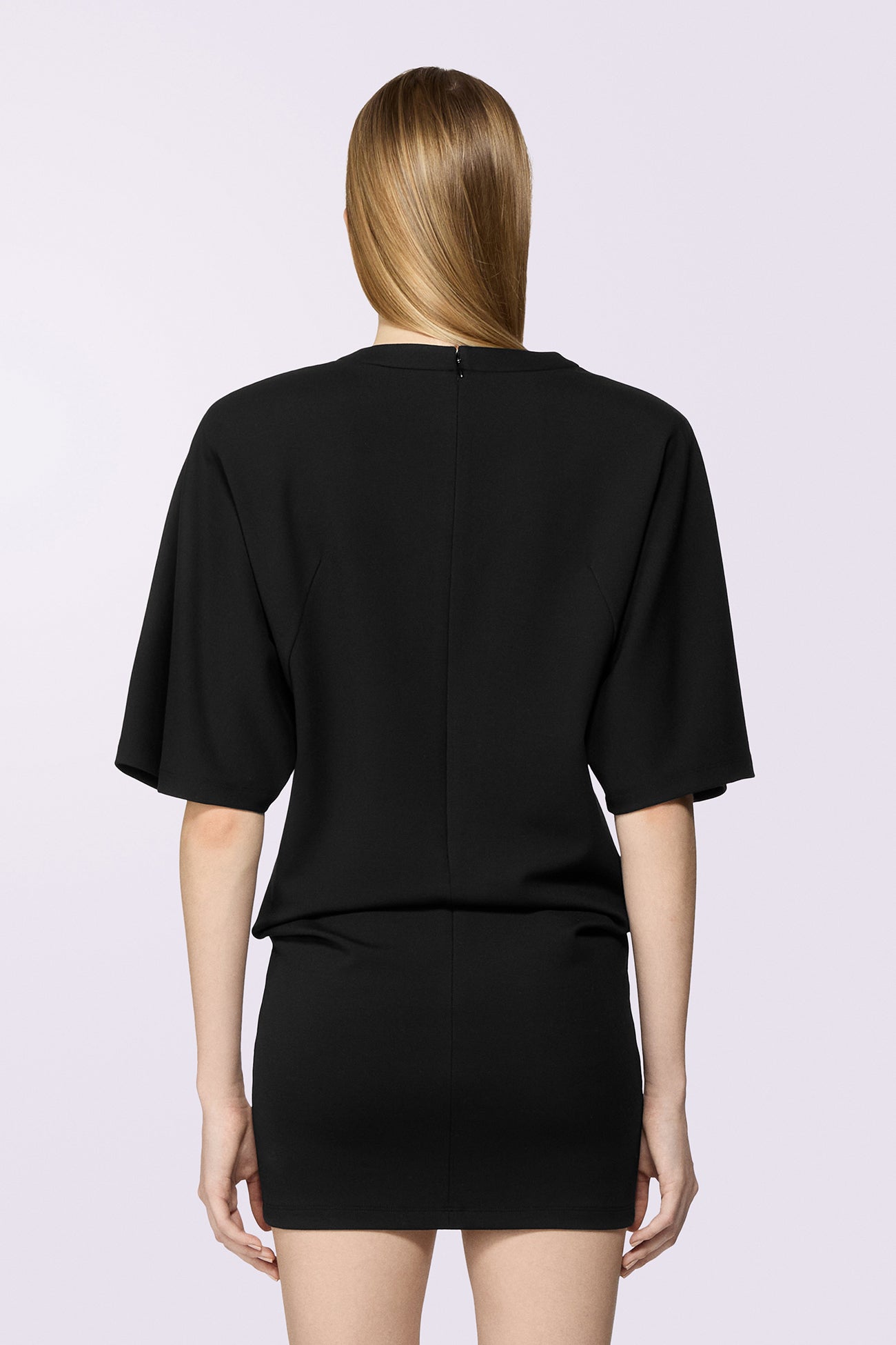 Logo Jersey Mini Dress Black