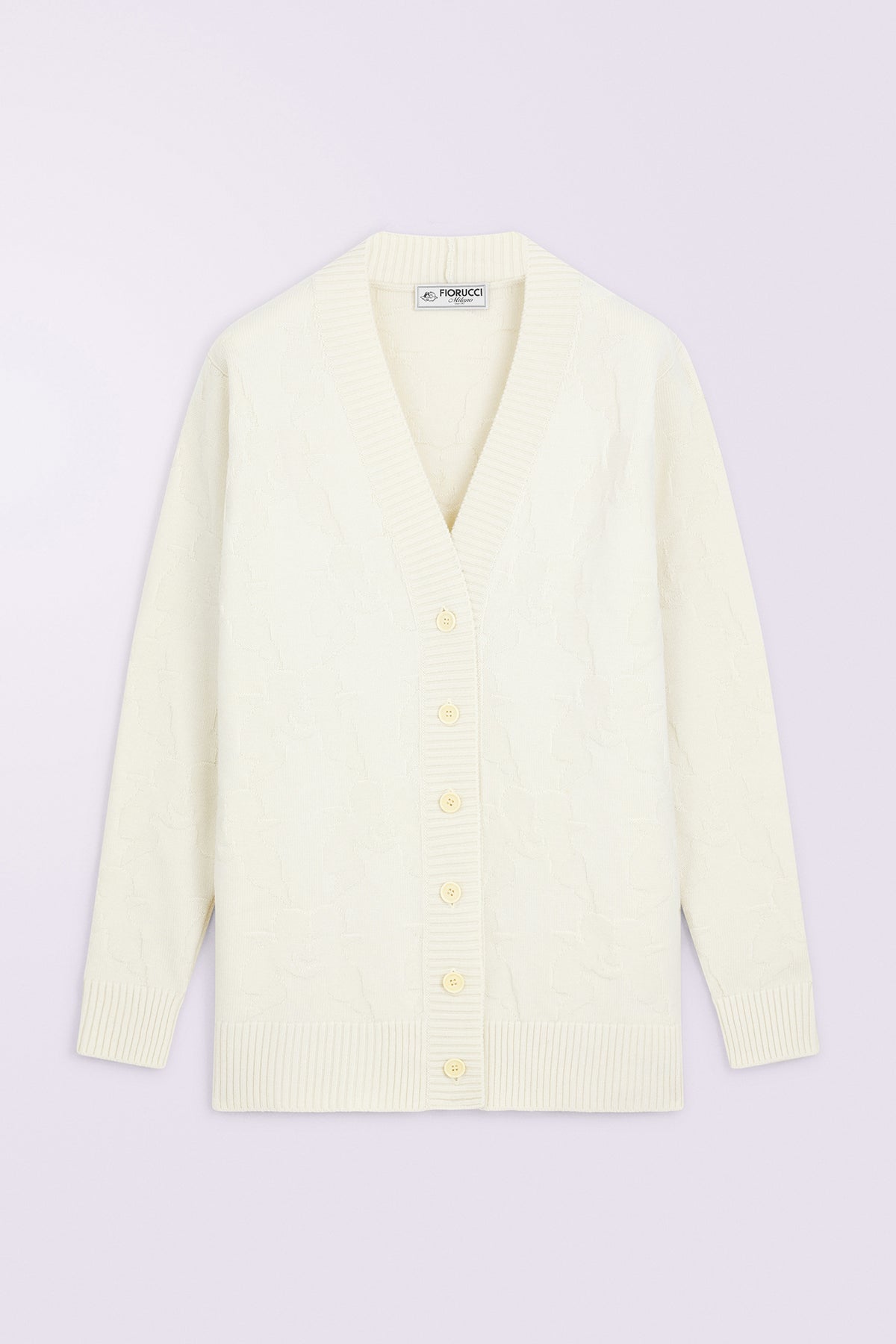 Kissing Angels Knit Cardigan White | Fiorucci