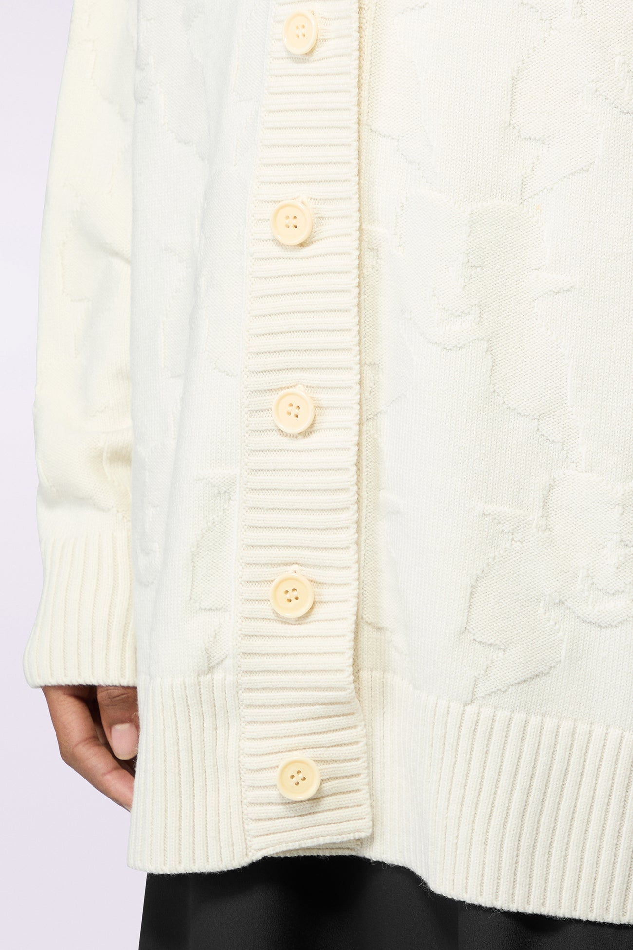 Kissing Angels Knit Cardigan White