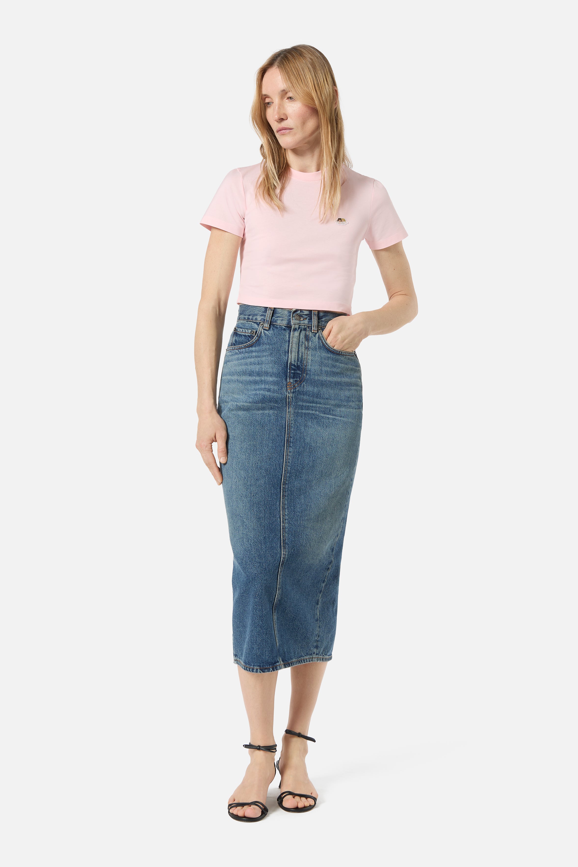 Angel Patch Cropped T-Shirt