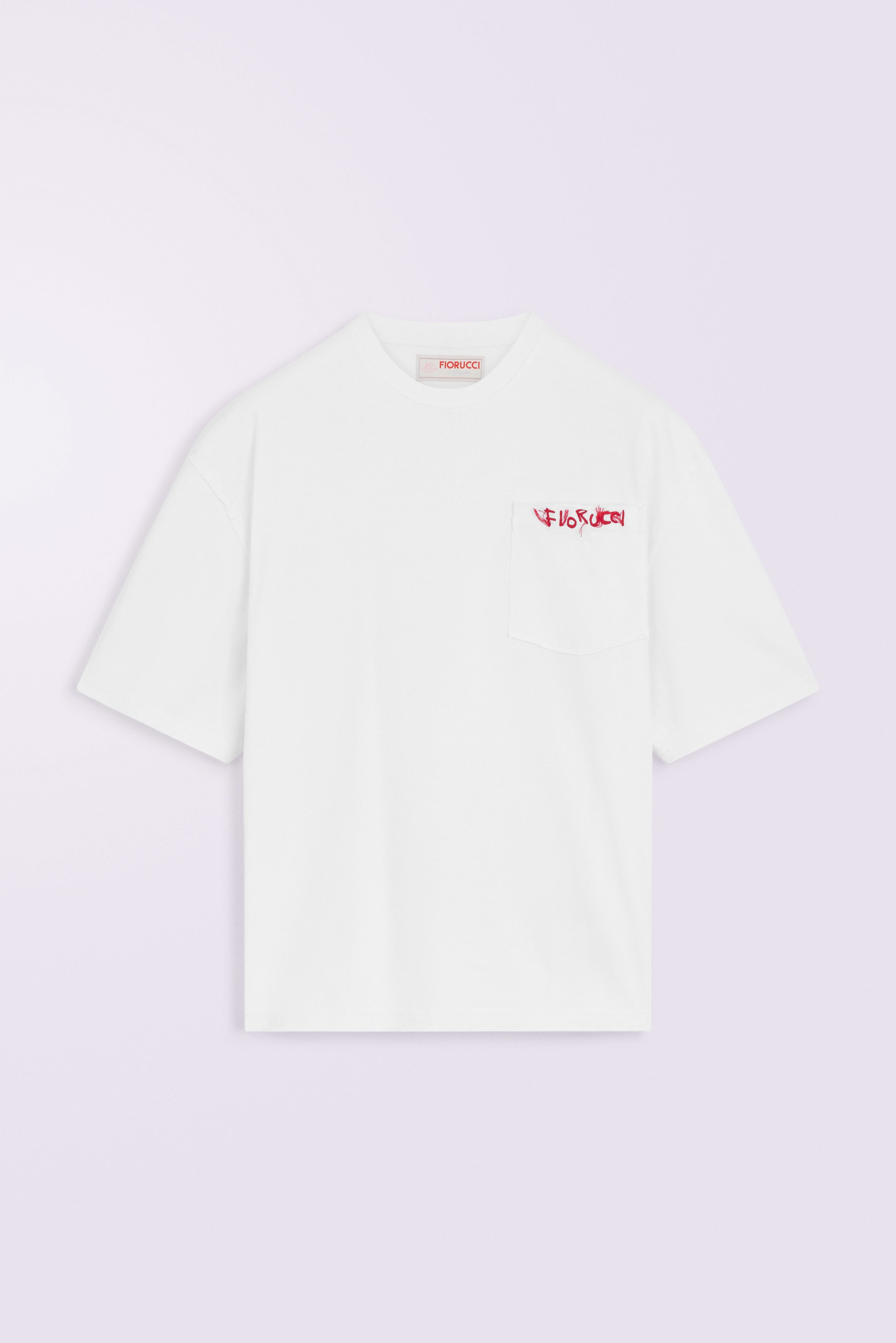 Embroidered Logo Relaxed T-Shirt White