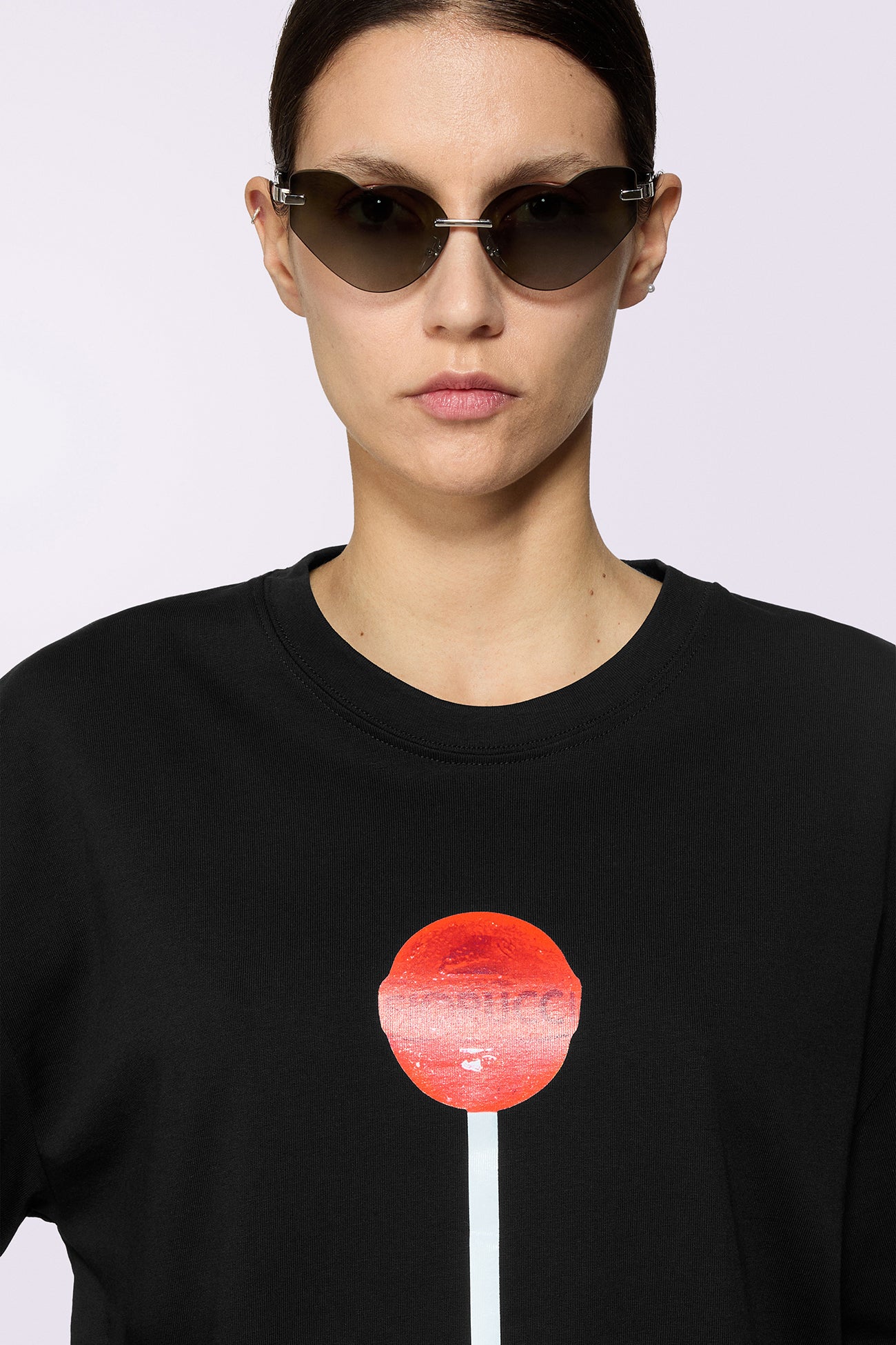 Lollipop Relaxed T-Shirt Black