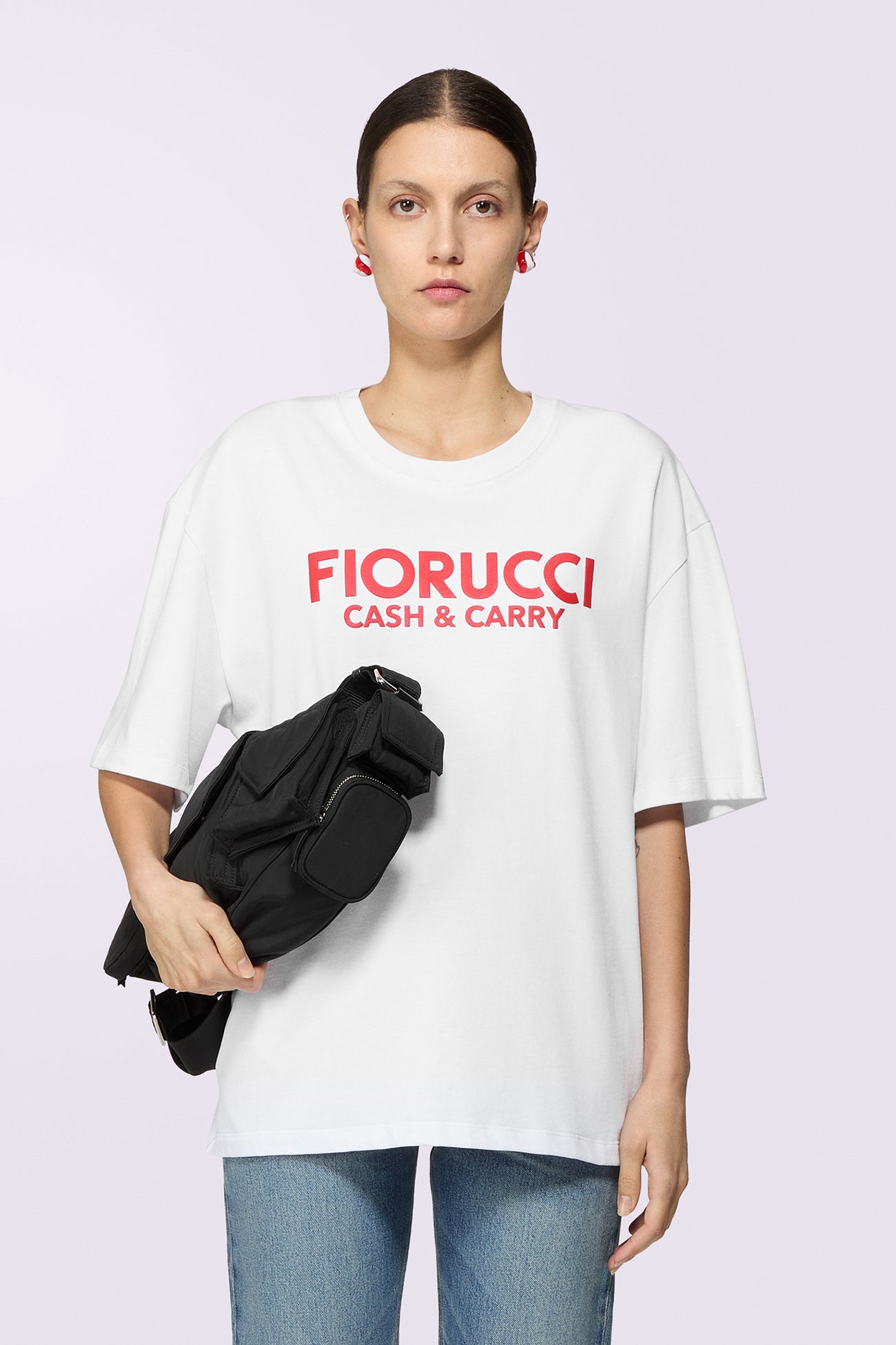 Cash and Carry Relaxed T-Shirt White