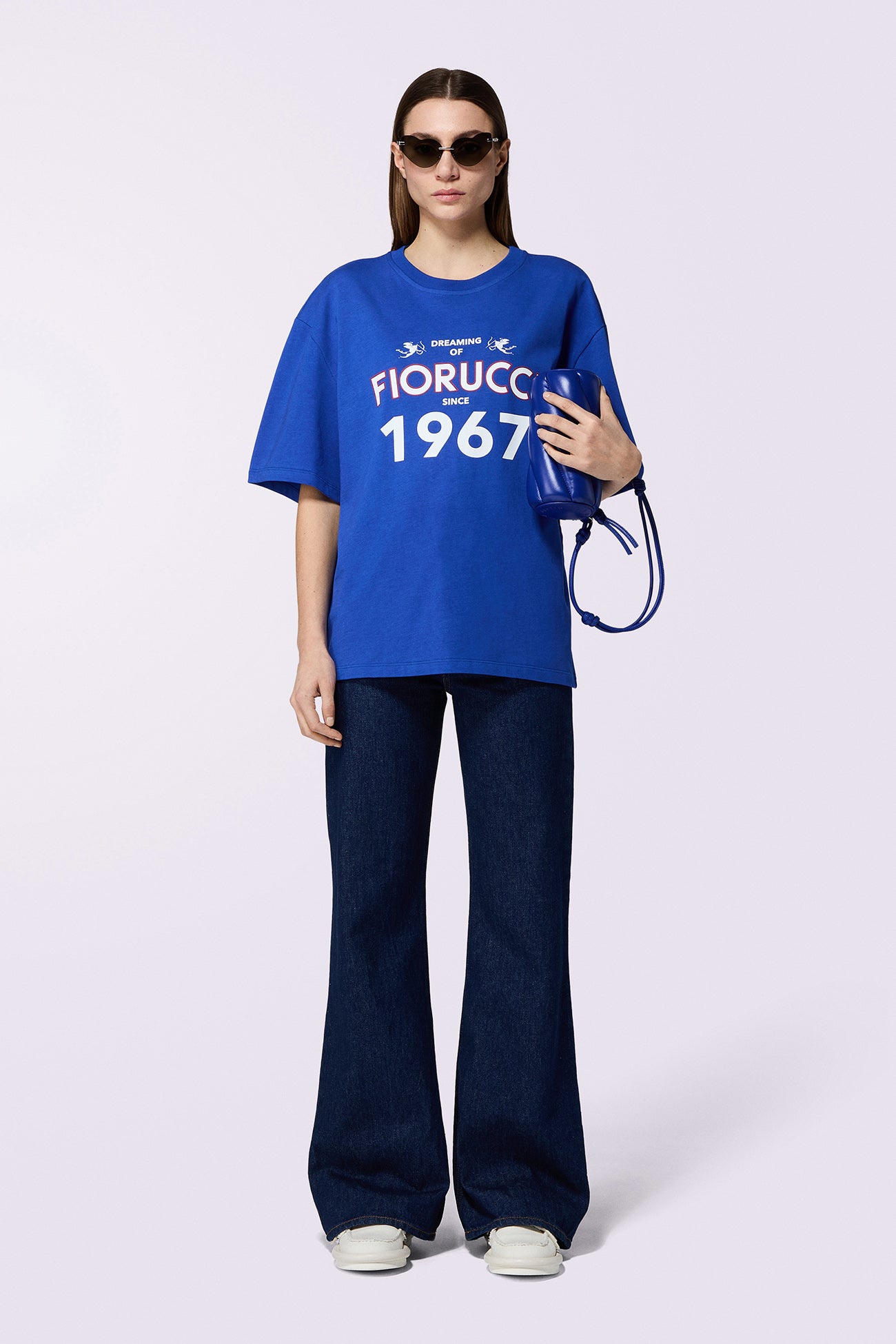 Wide Leg Jeans Deep Blue