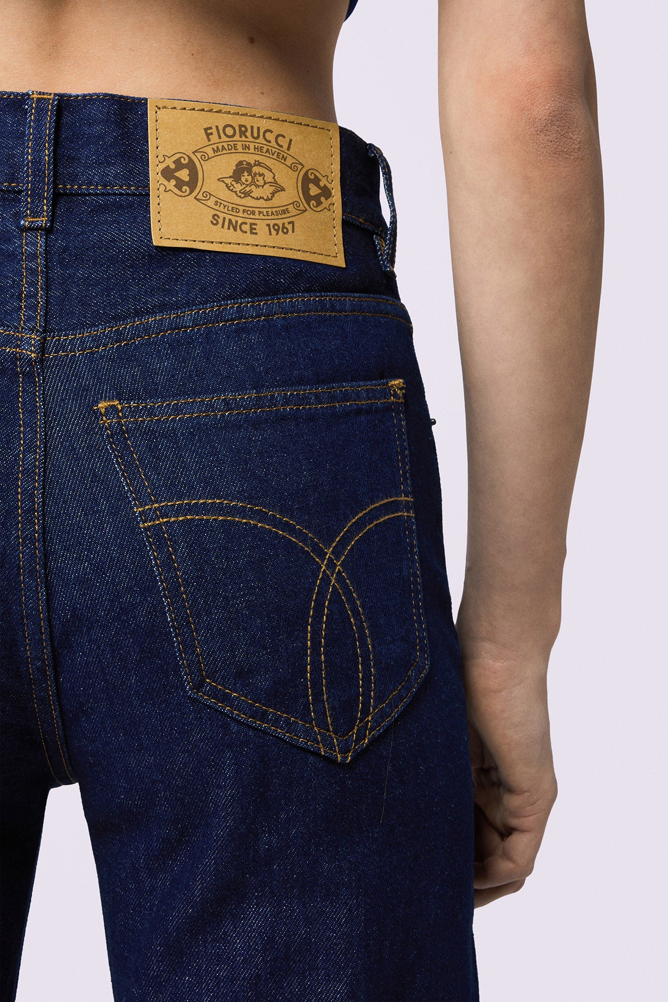 Wide Leg Jeans Deep Blue