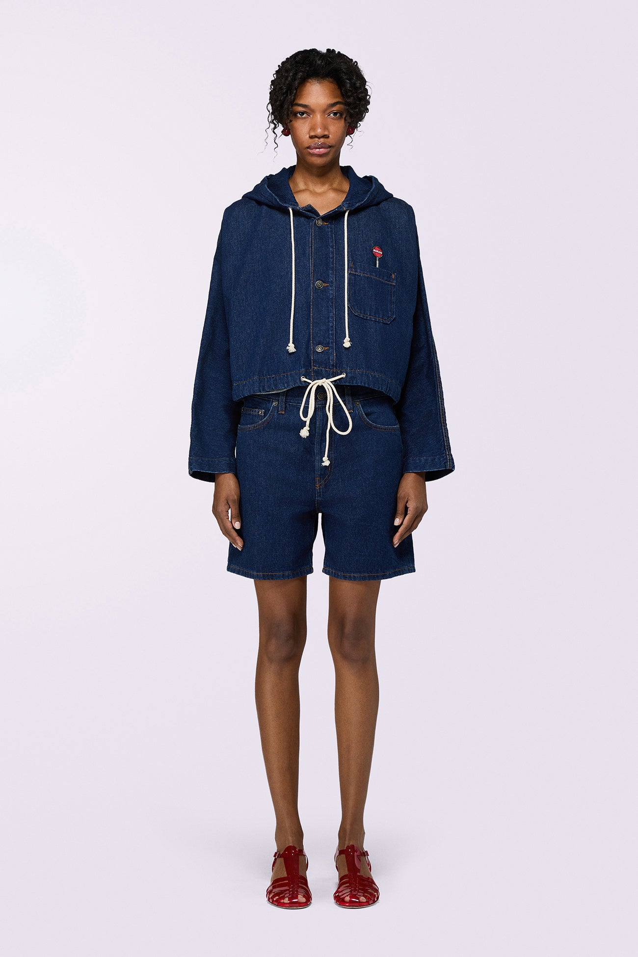 Denim Shorts Deep Blue