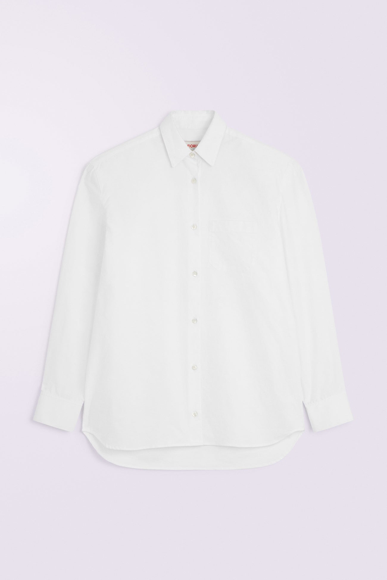 Embroidered Padded Shirt White