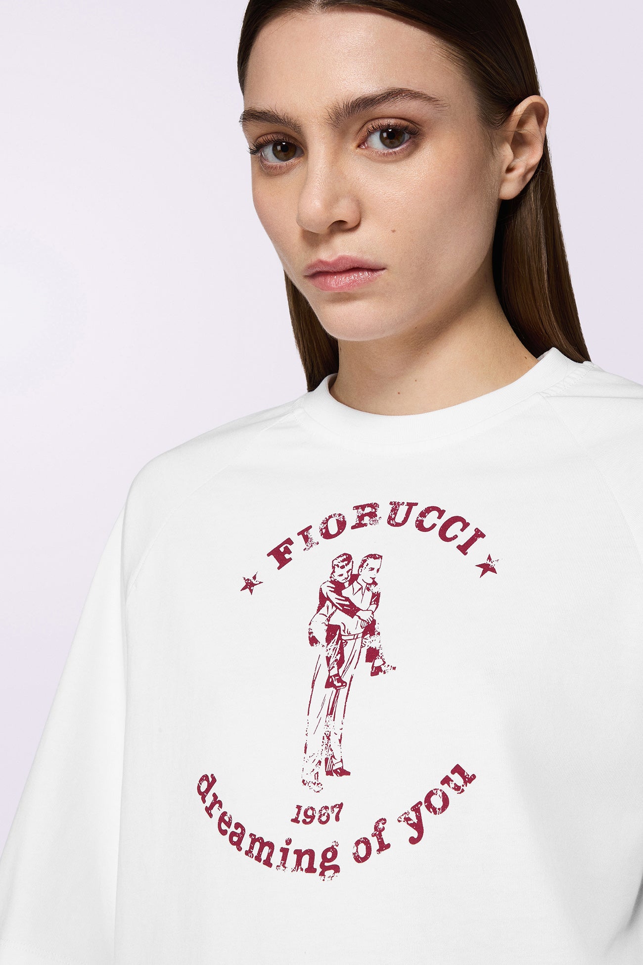 Dreaming of You Crop T-Shirt White