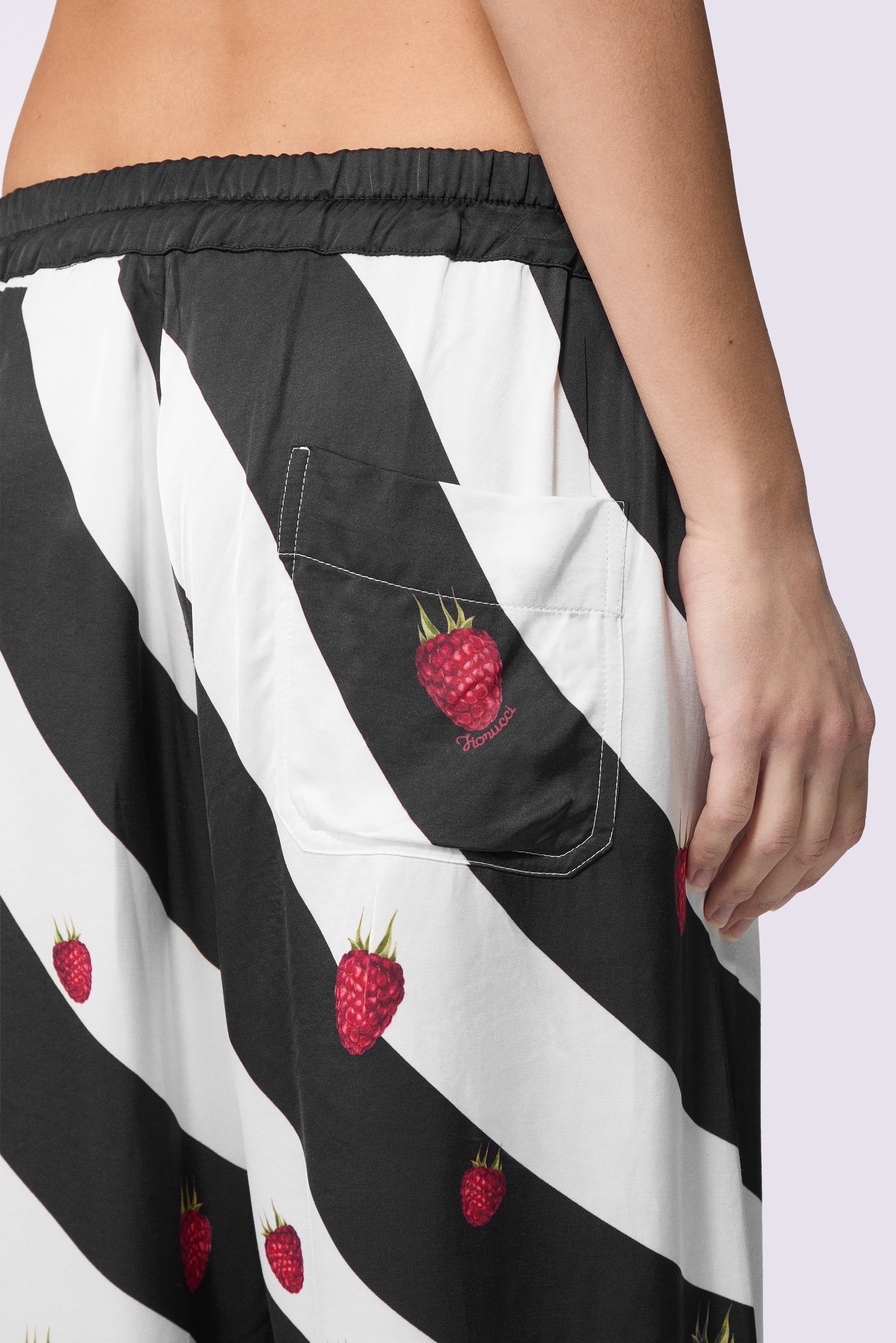 Raspberry Print Trousers Multi