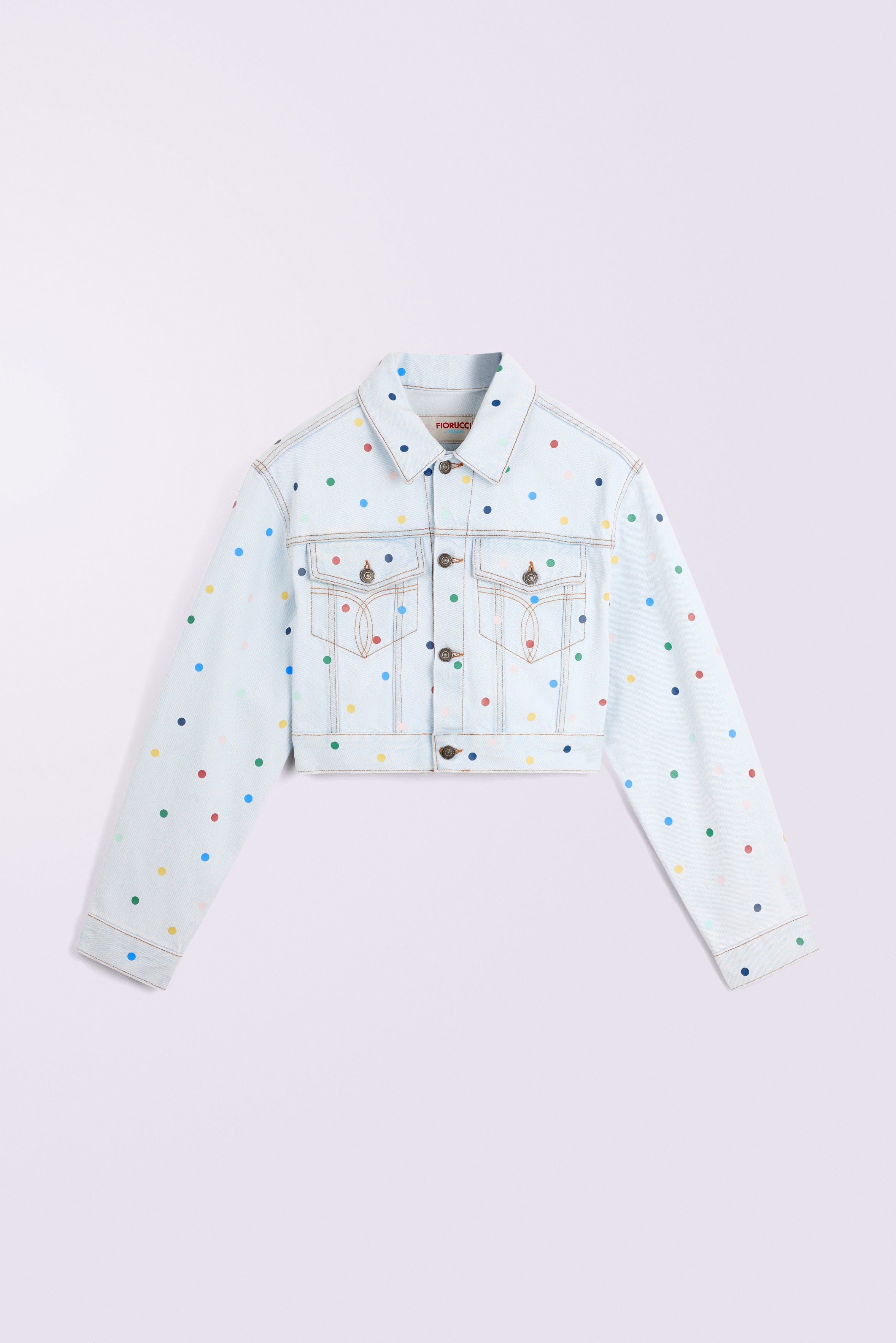 Confetti Denim Jacket Bleach Blue