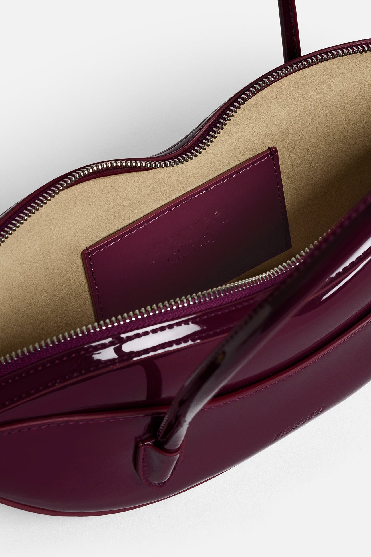Lips Bag Vynil Burgundy