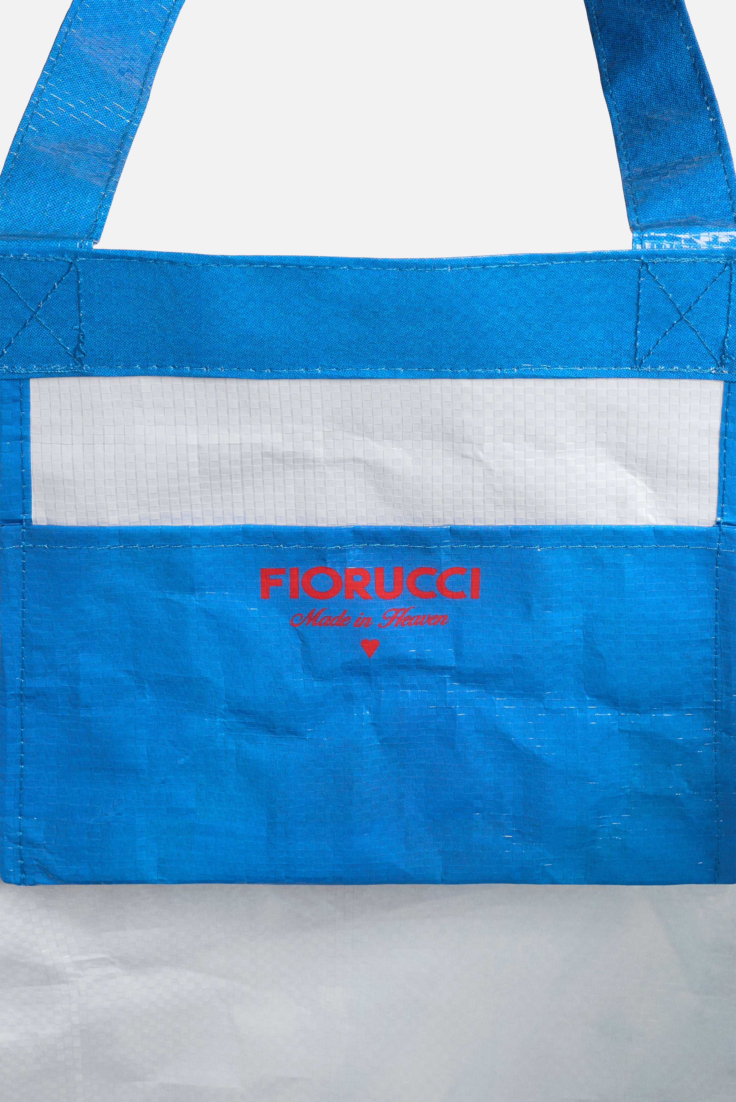 Portofino Postcard Maxi Tote Bag Blue