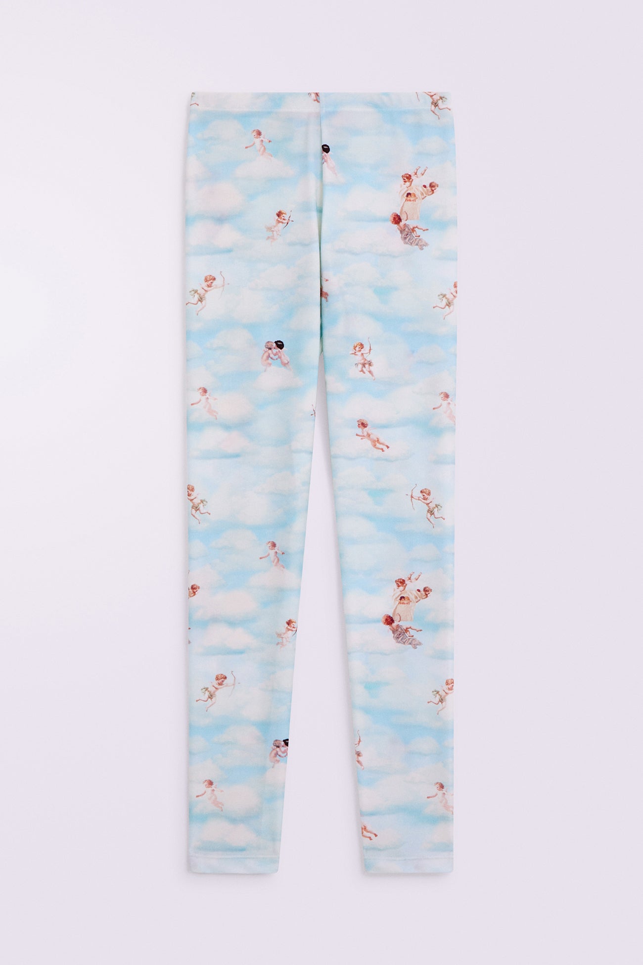 Beatitudo Print Leggings Blue