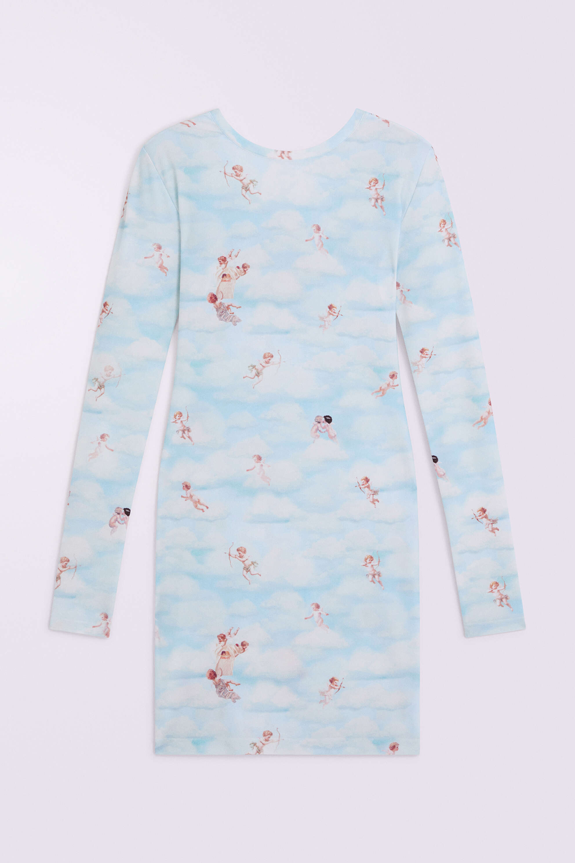 Beatitudo Print Mini Dress Blue