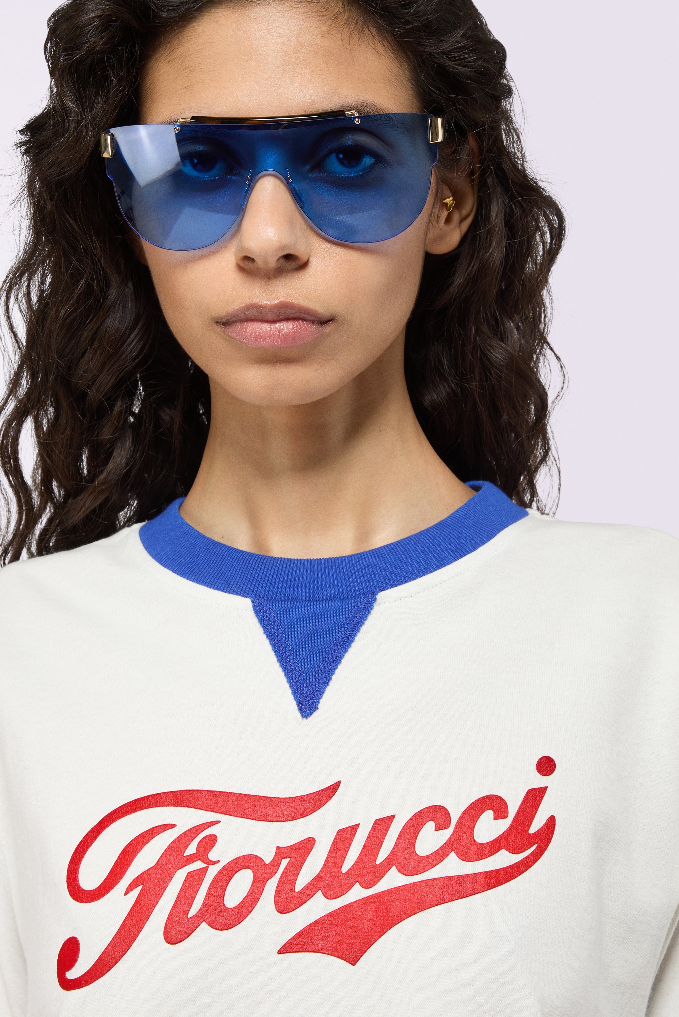 Varsity Logo Regular T-Shirt Cream